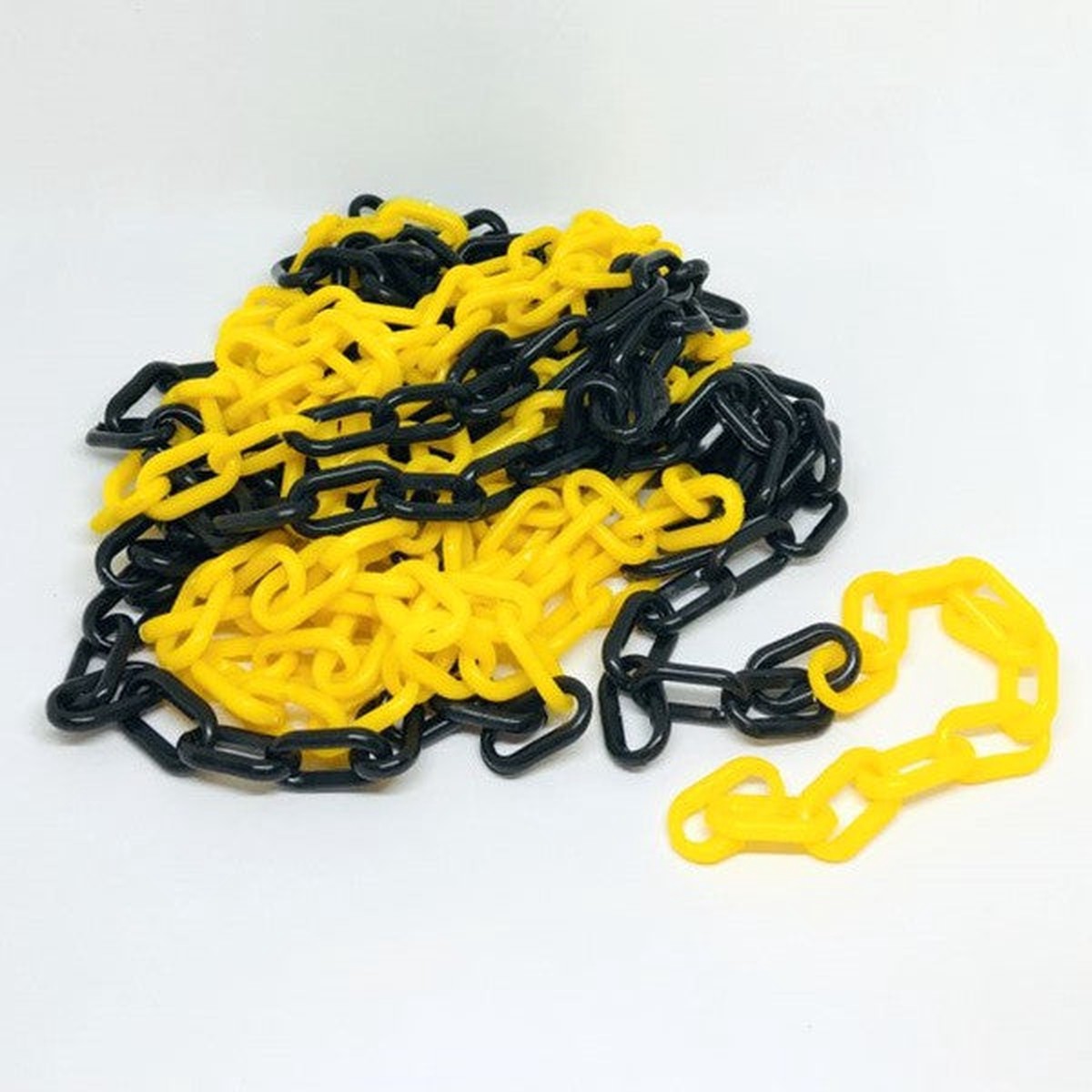 Prosol Plastic Barrier Chain Yellow and Black - 3215BCY