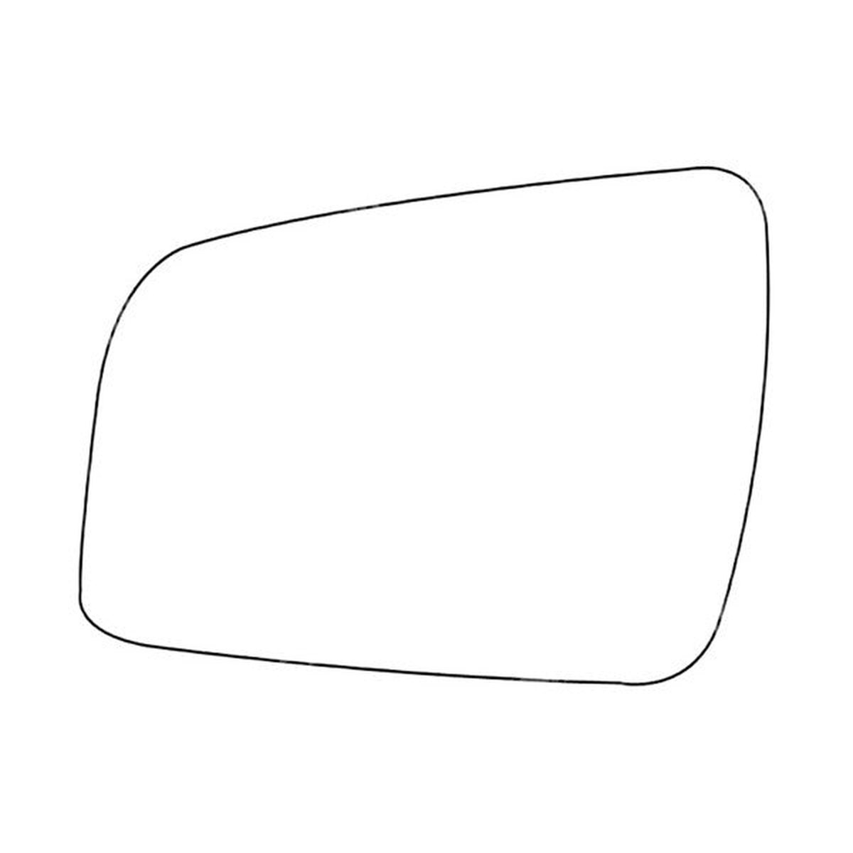 APEC Replacement Stick-On Standard Vehicle Mirror Glass LHS - AMS2291