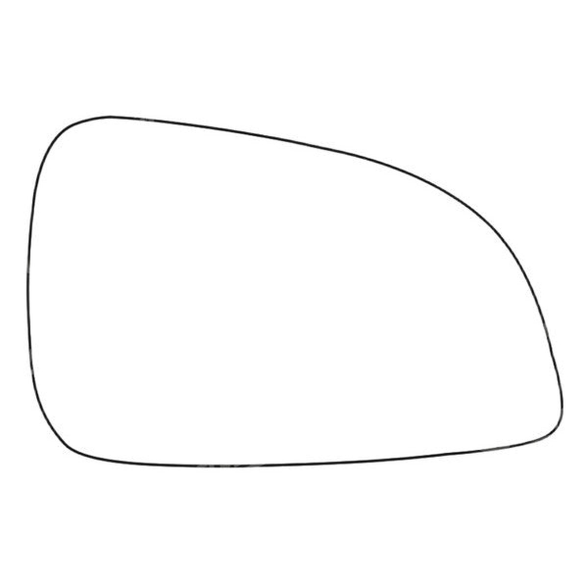 APEC Replacement Stick-On Standard Vehicle Mirror Glass RHS - AMS2040