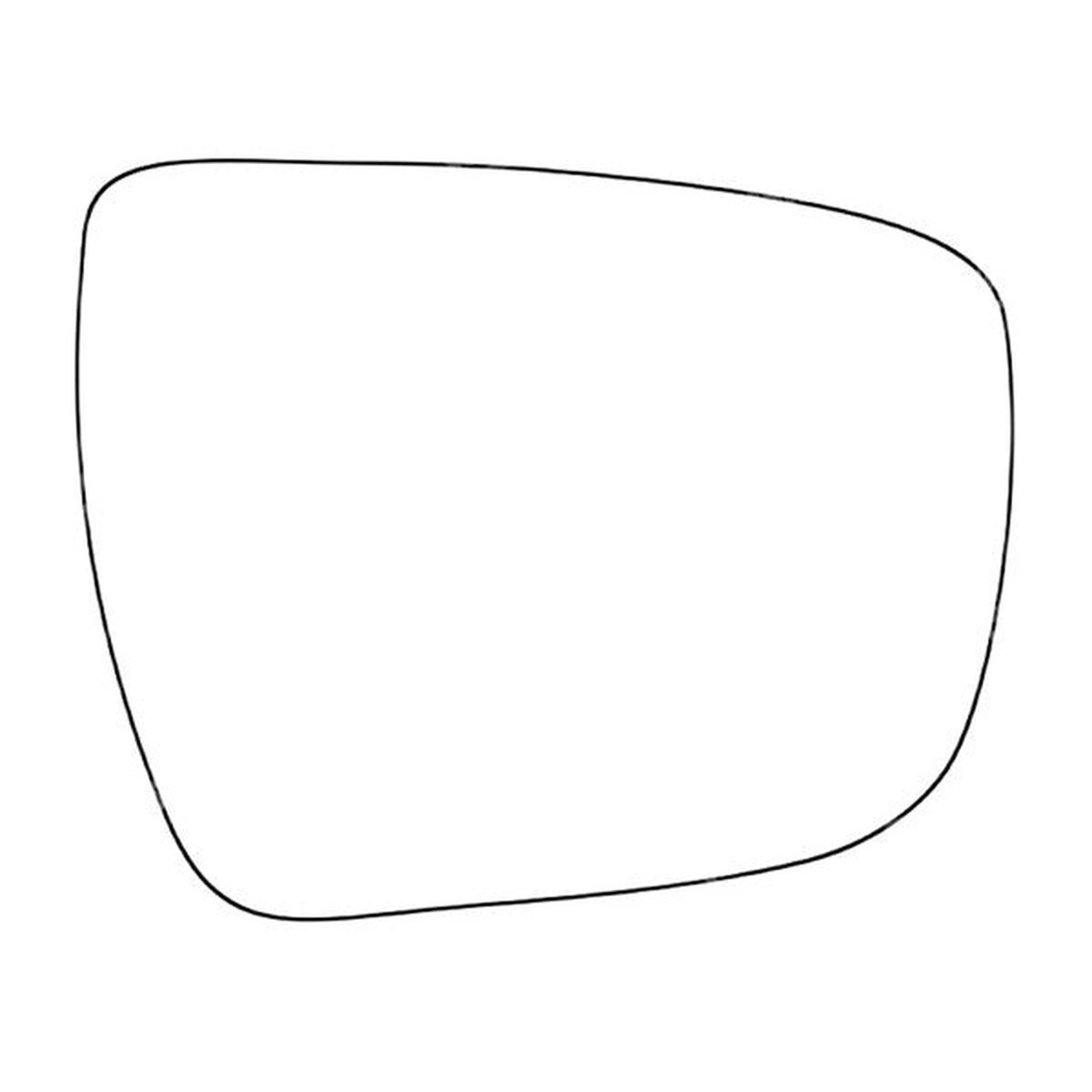 APEC Replacement Stick-On Standard Vehicle Mirror Glass RHS - AMS2660