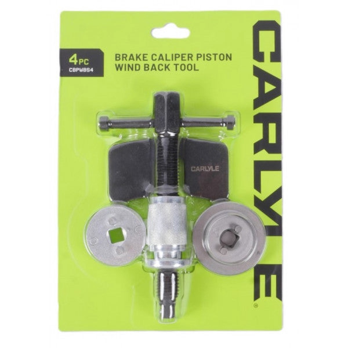 Carlyle Hand Tools 4Pc Brake Piston Wind Back Tool - CBPWBS4