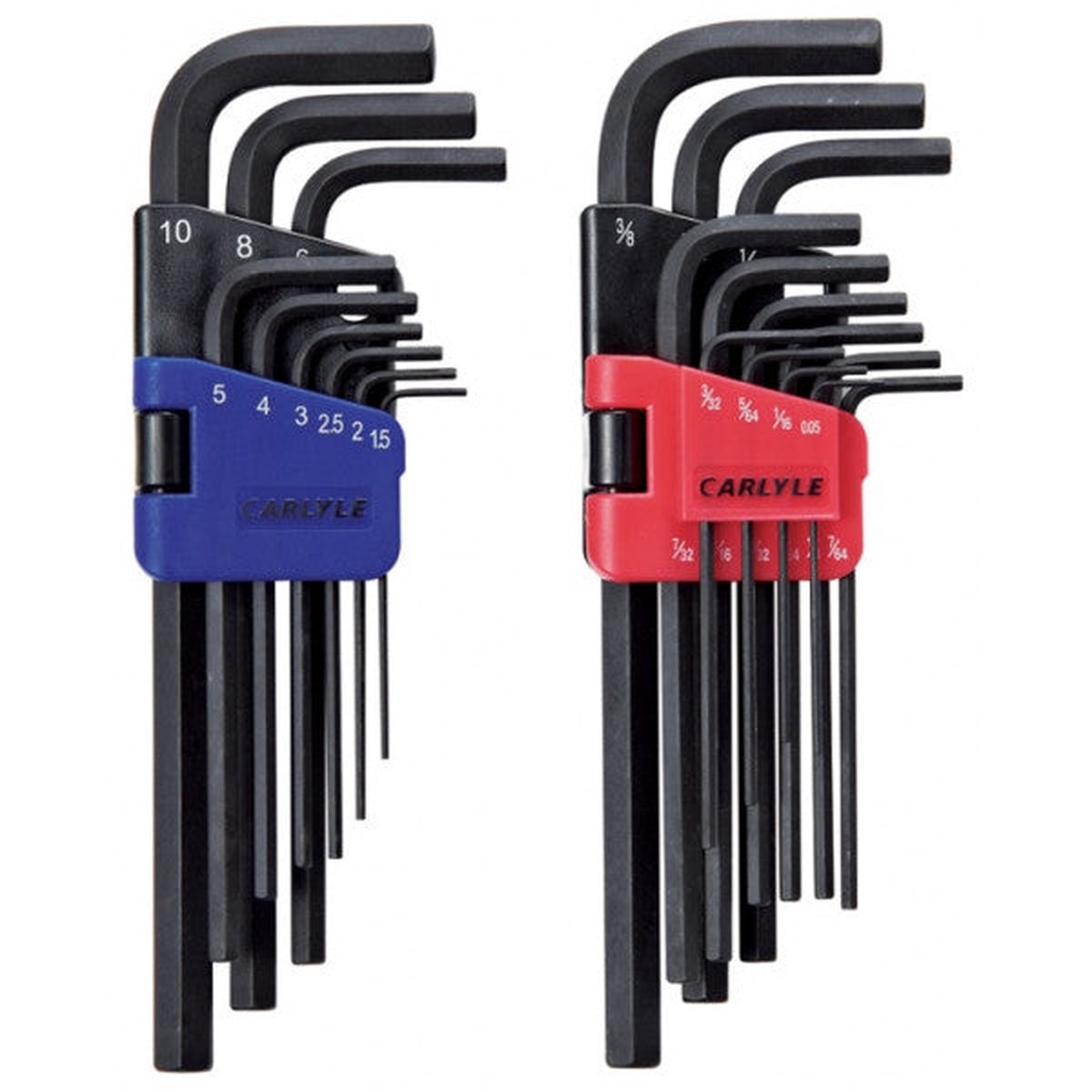 Hex Key Set Long Hex SAE & Metric Carlyle Hand Tools - HKLS22