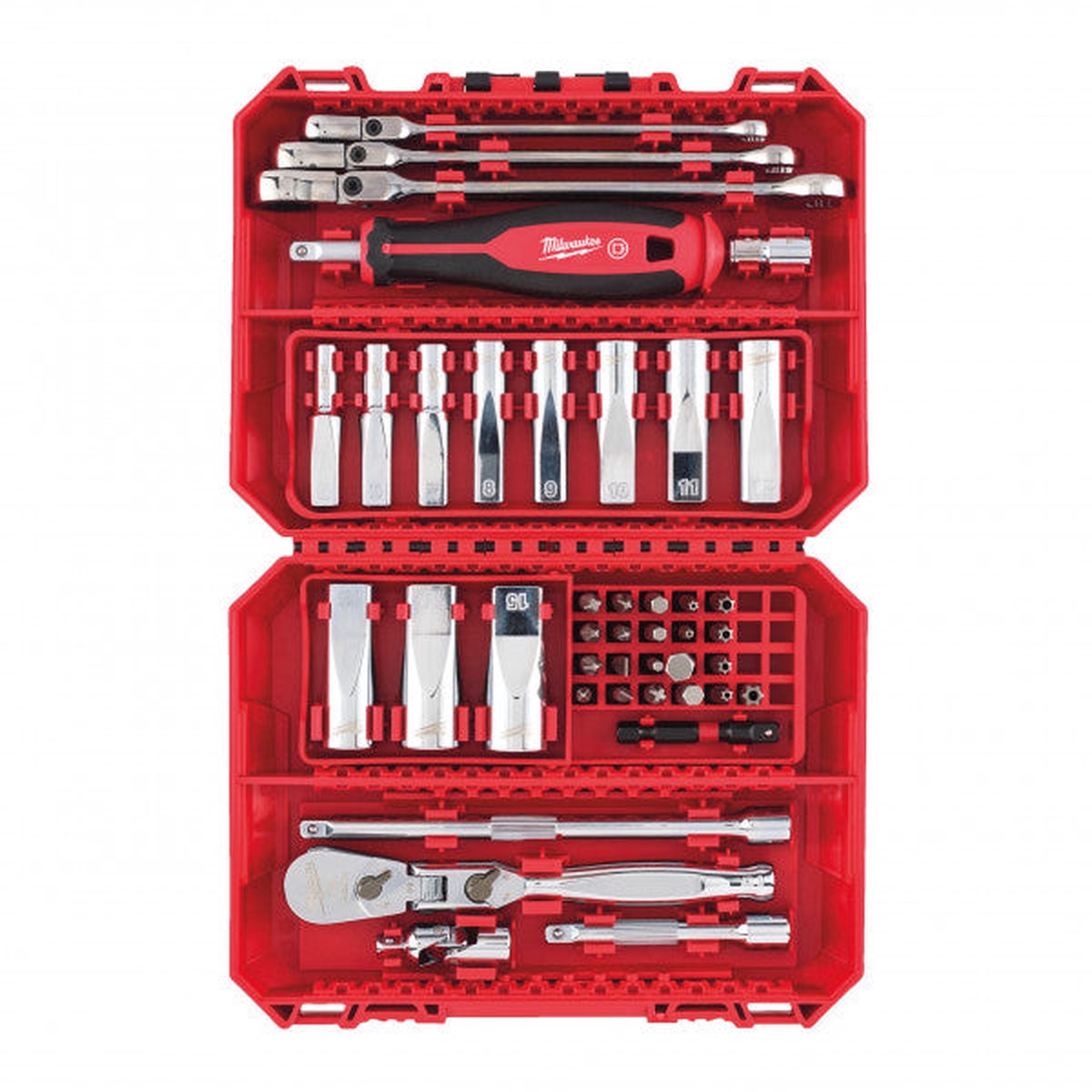 Milwaukee 1/4IN RATCHET SPAN SOCKET SET 42PC - 4932498382