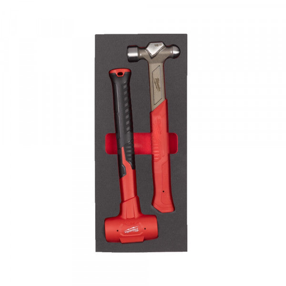 Milwaukee Ball Peen and Dead Blow Hammer Set Foam Insert -2pc - 4932493254
