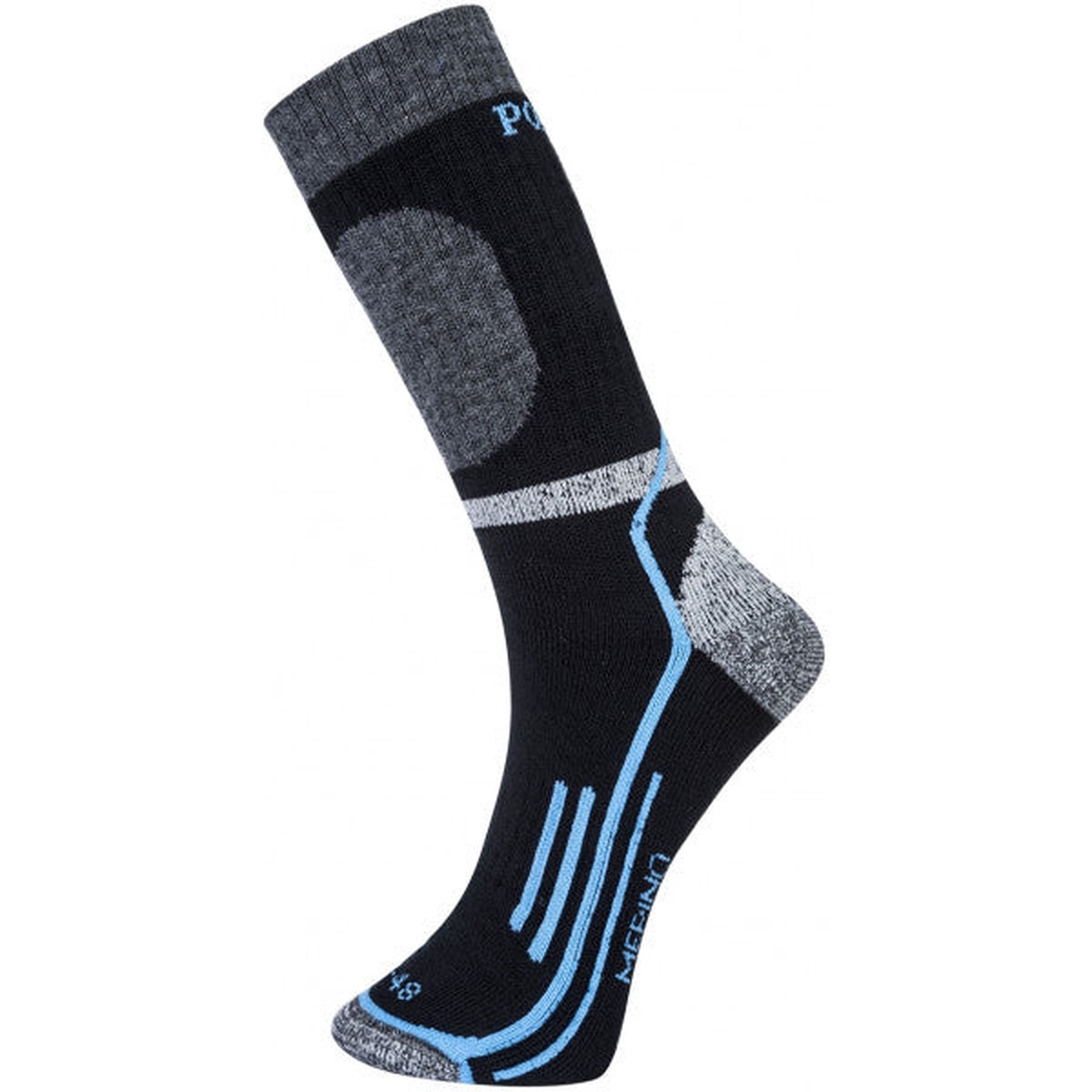 Portwest Winter Merino Socks - Black - UK 6 to 9 - SK34BKR39-43