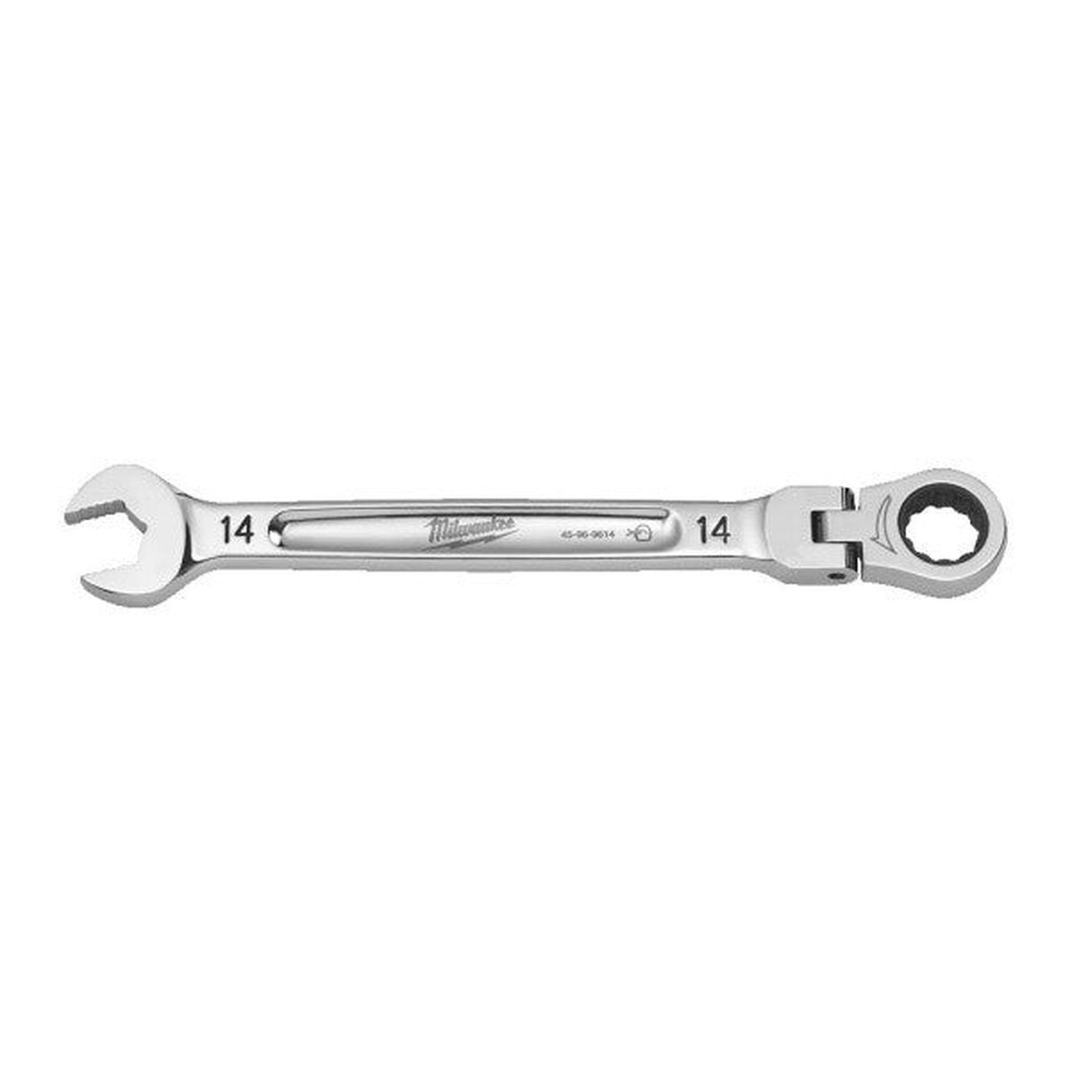 14 mm MAX BITE flexible head ratcheting combination spanner -1pc - 4932480187