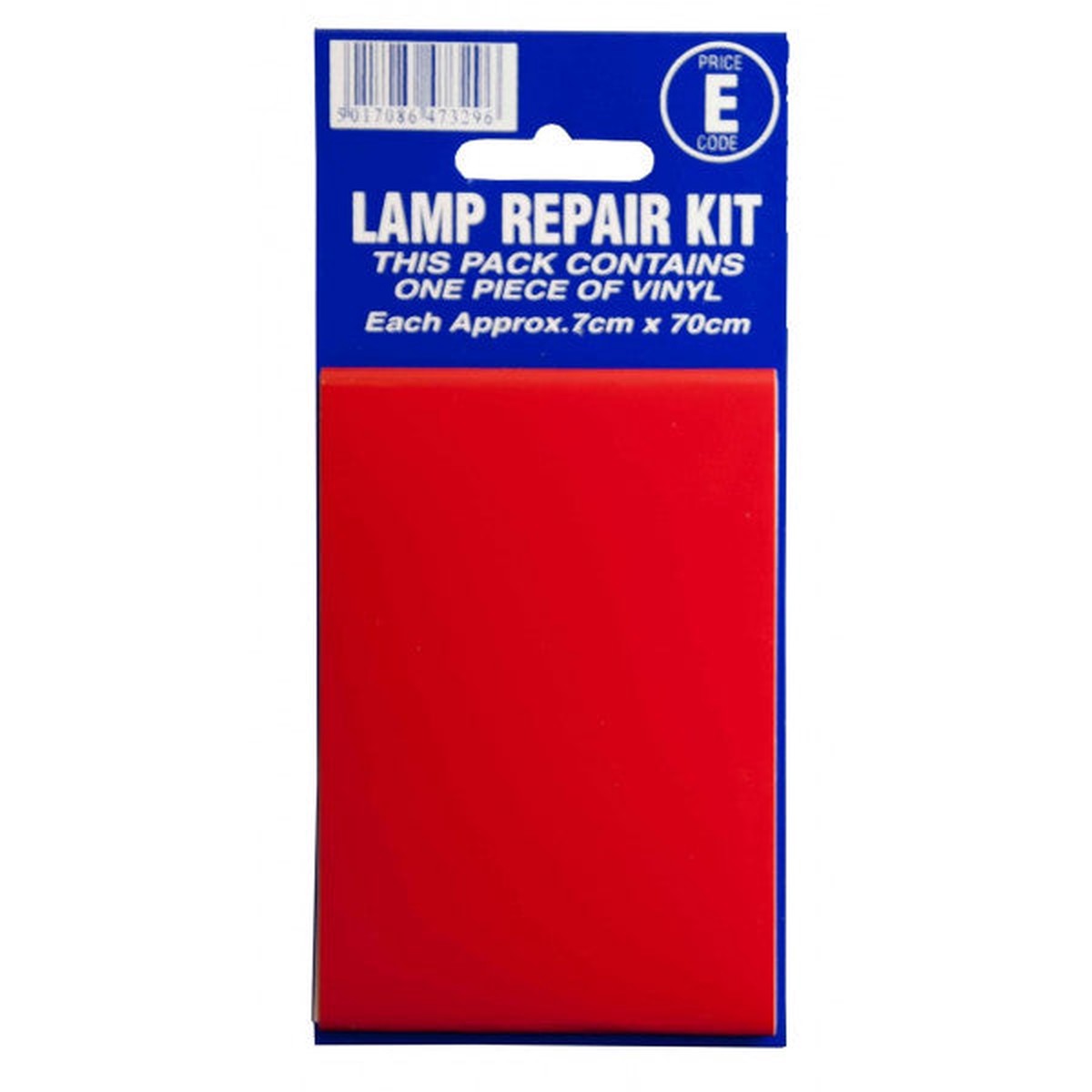 Castle Promotions Lamp Repair Outside Sticker - Red - V408