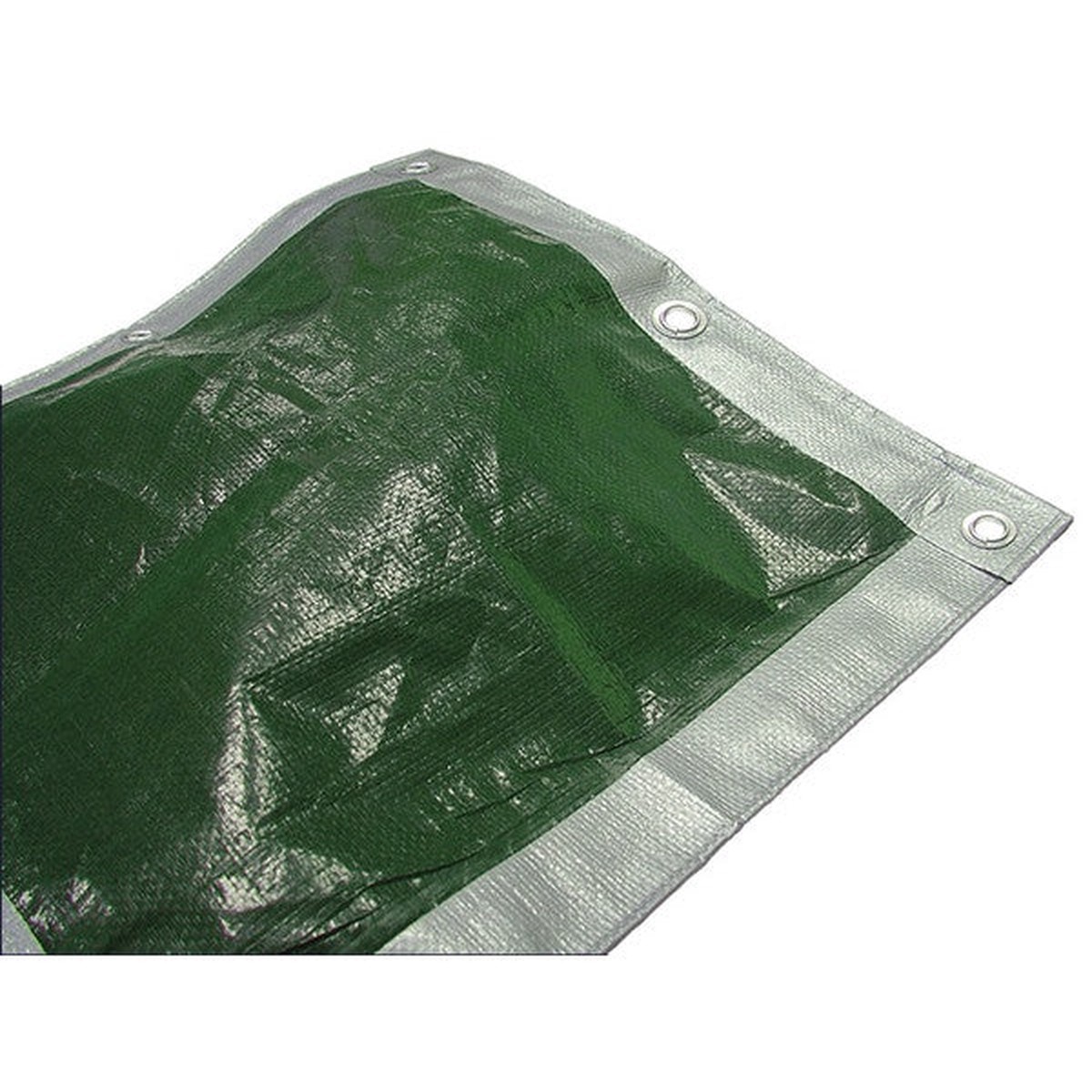 Faithfull Tarpaulin - Green / Silver - 3.6m x 2.7m - FAITARP129