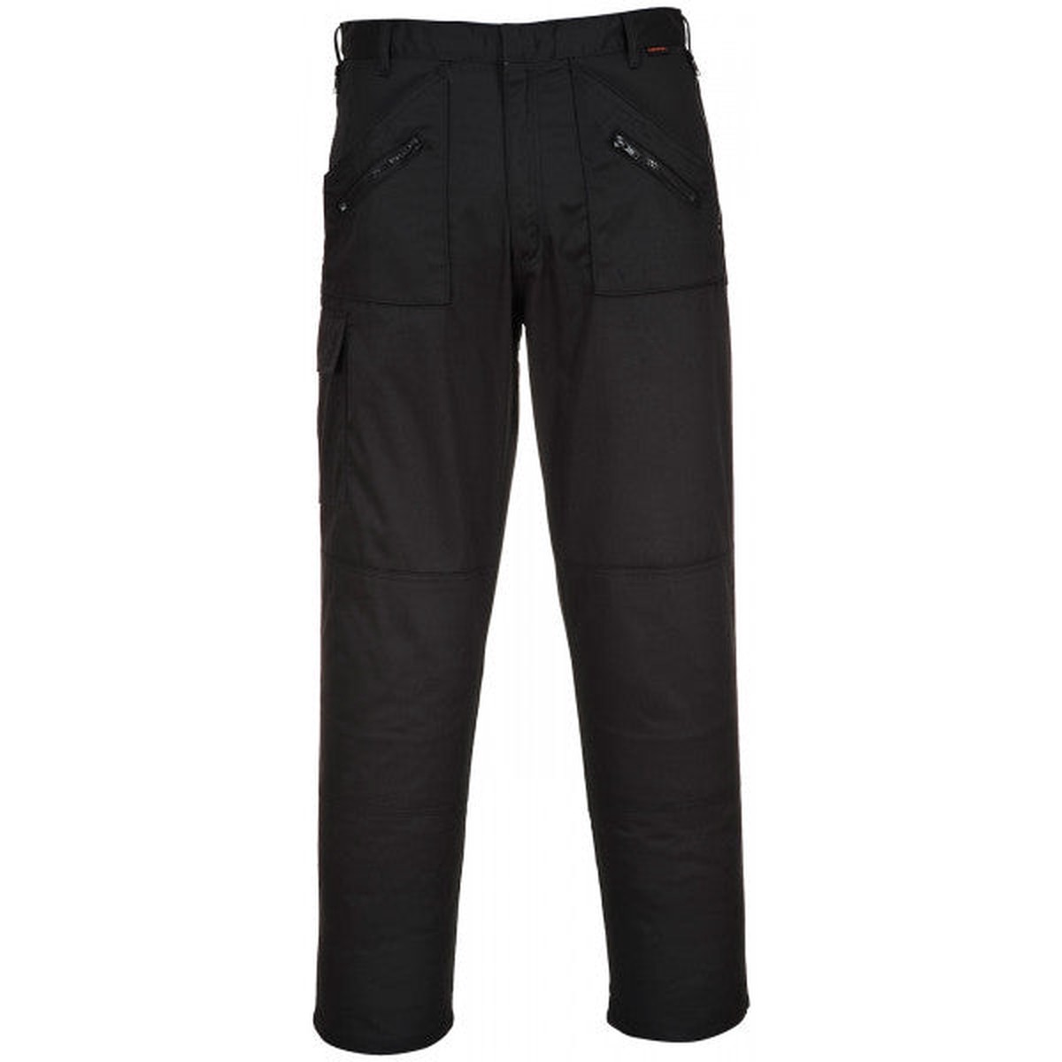 Portwest Action Trousers - Black - 38in. Waist (Regular) - S887BKR38