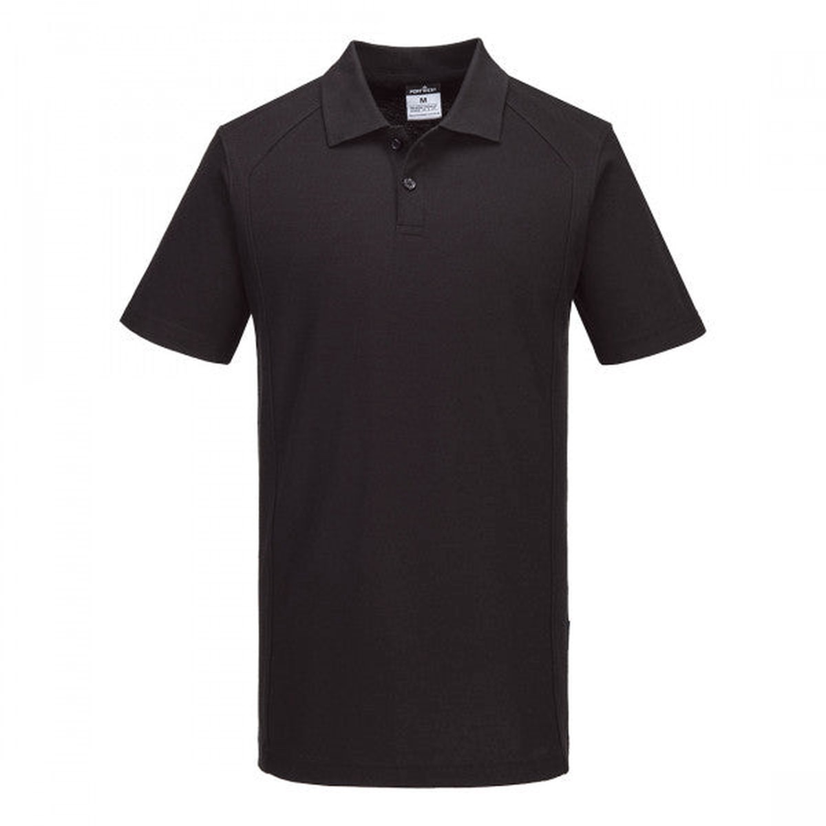 Portwest CD812 - WX2 Eco Polo Shirt S/S Black - CD812BKRXXXL