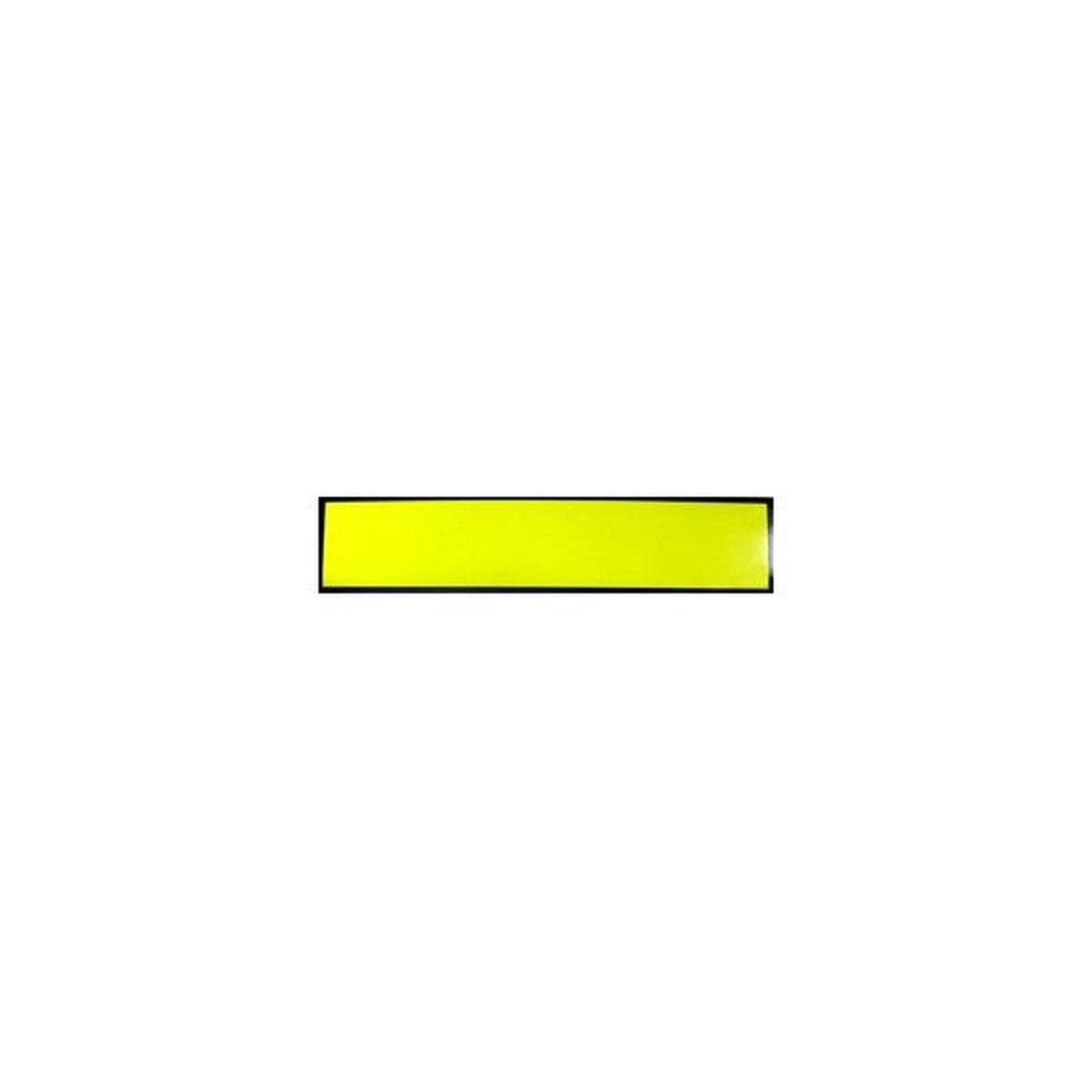 Castle Promotions Outdoor Vinyl Sticker - Non Reflective Yellow Panel - SP1Y