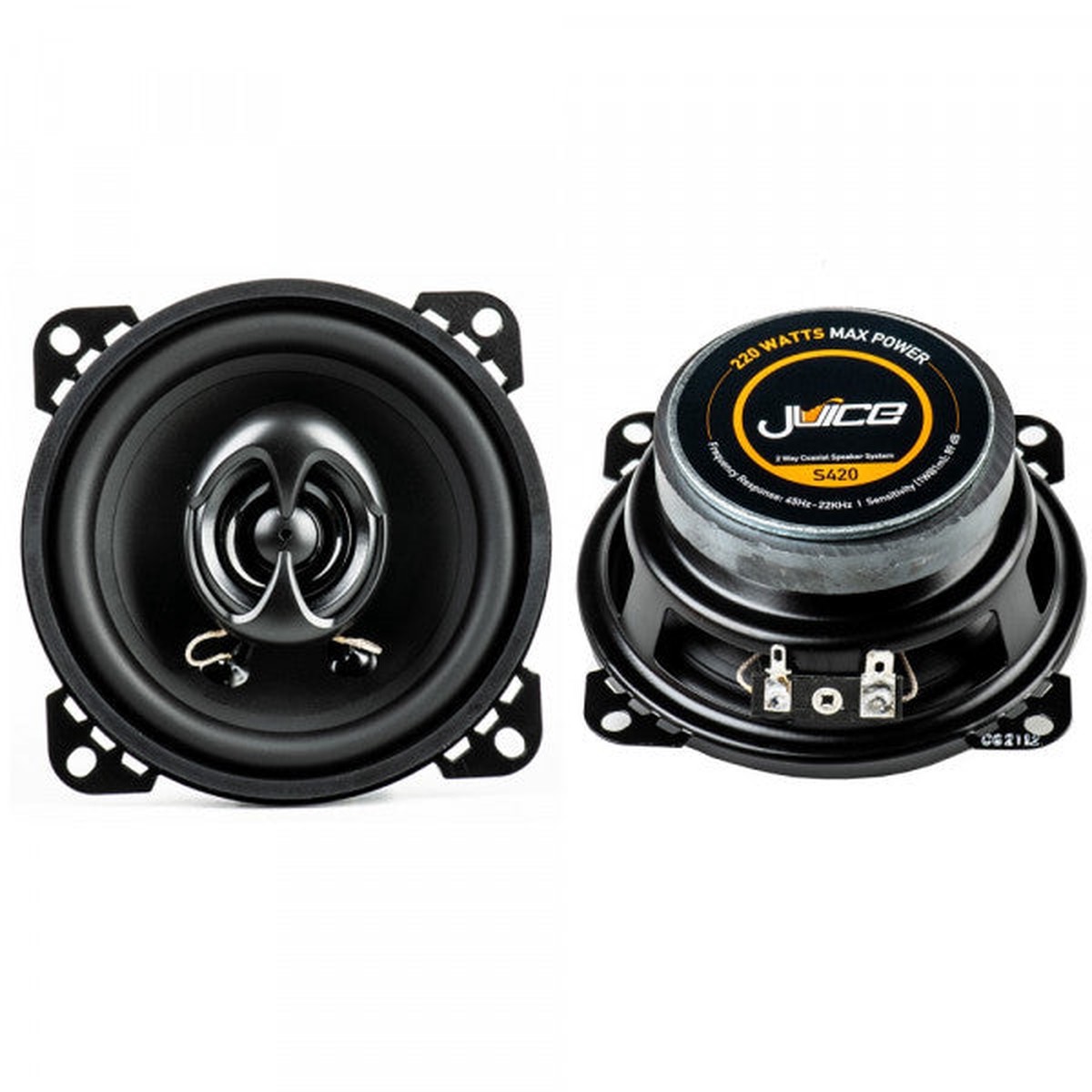 Juice JS420 2Way Coaxial Car Door / Dashboard Speakers - JS420