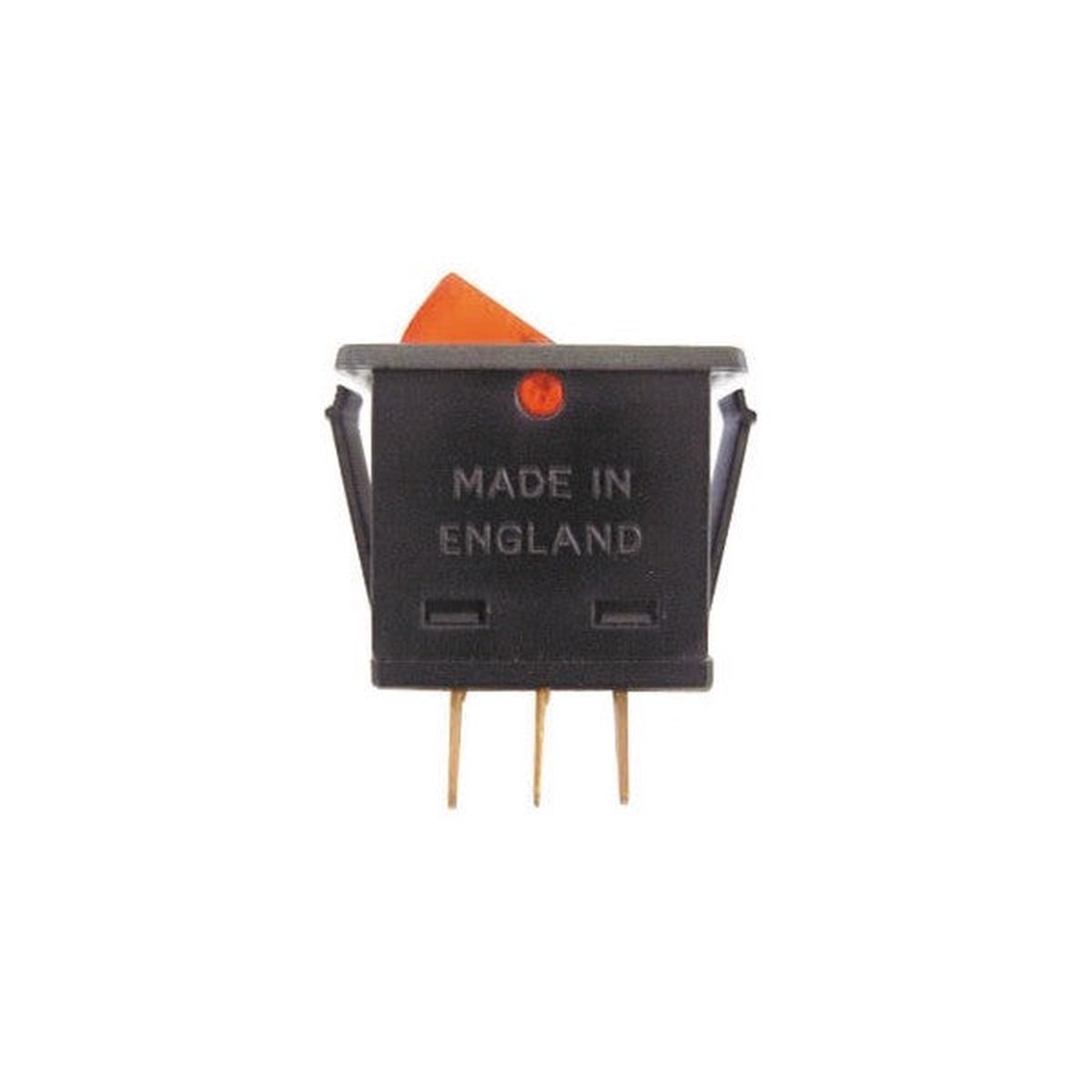 Wot-nots On/Off Rectangular Rocker Switch - Red Illuminated - PWN212