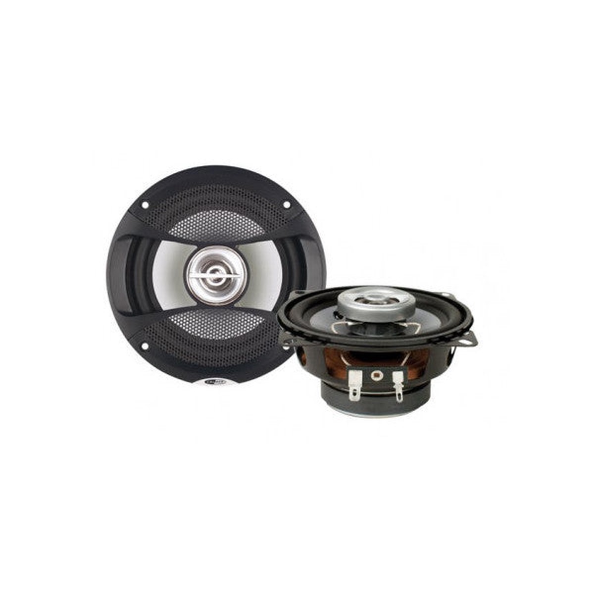 Caliber Speakers - 2-Way Coaxial with Grills - 4in. - CALCDS4G