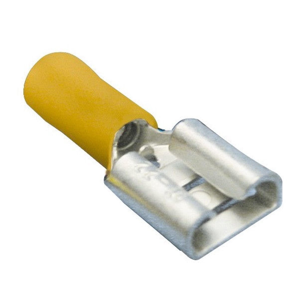 Wiring Connectors - Yellow - Female Slide-On 375 - Pack of 50 - PWC030