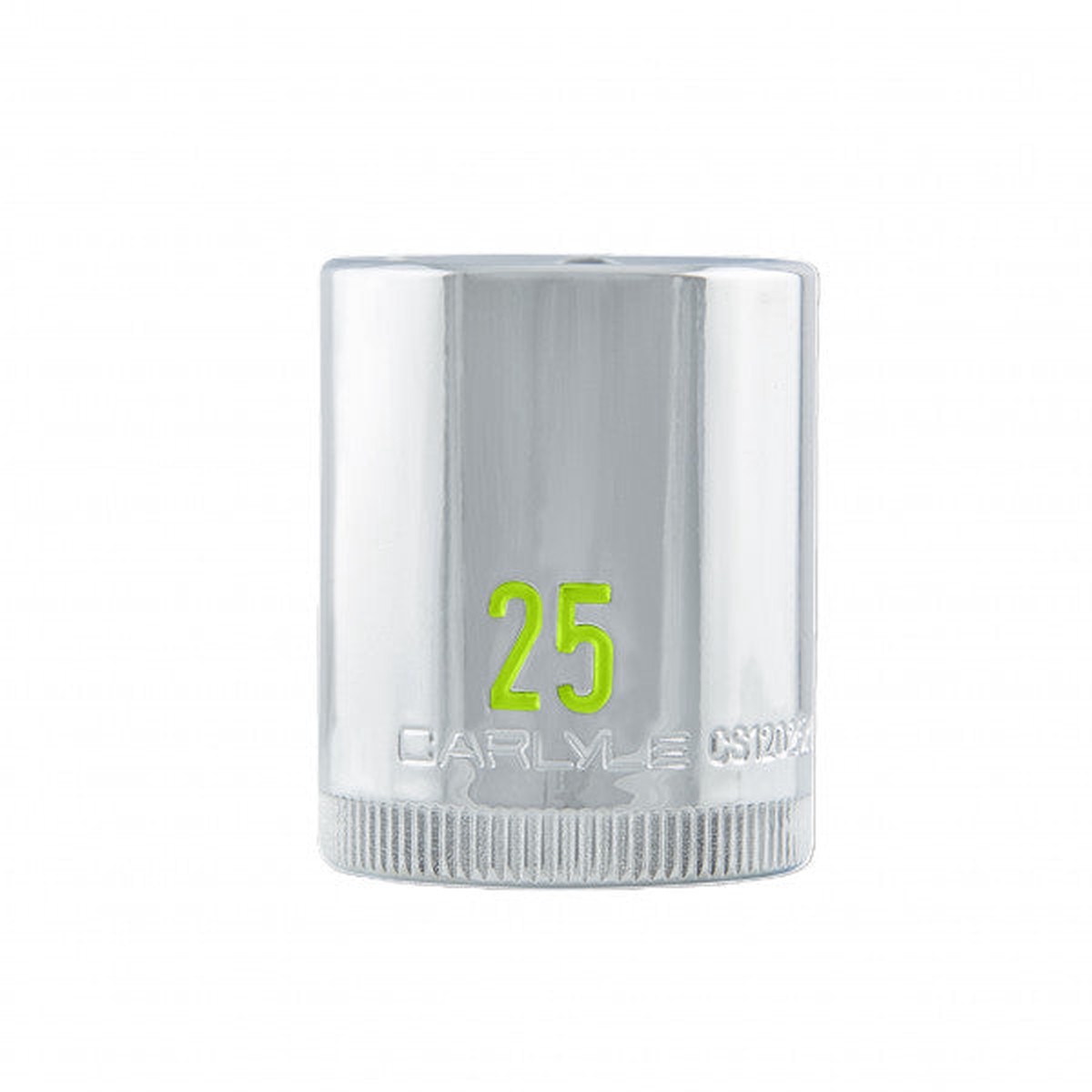 Carlyle Hand Tools 1/2 Drive 25mm 6 point chrome socket - CS12025M