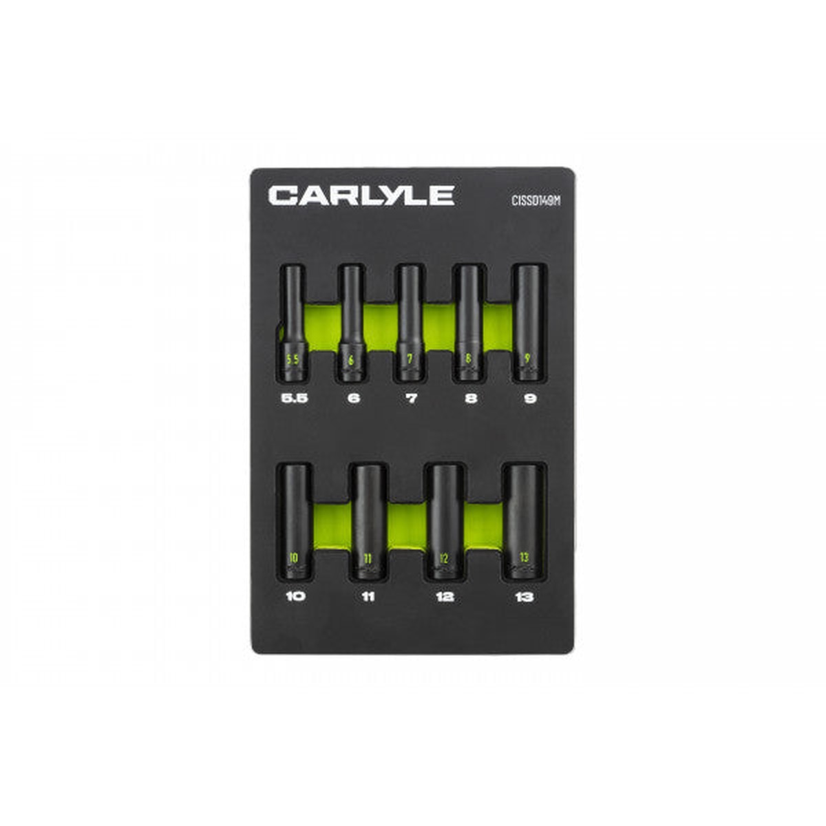 Carlyle Hand Tools 9PC 1/4DR 6PT DEEP SOCKET SET - CISSD149M