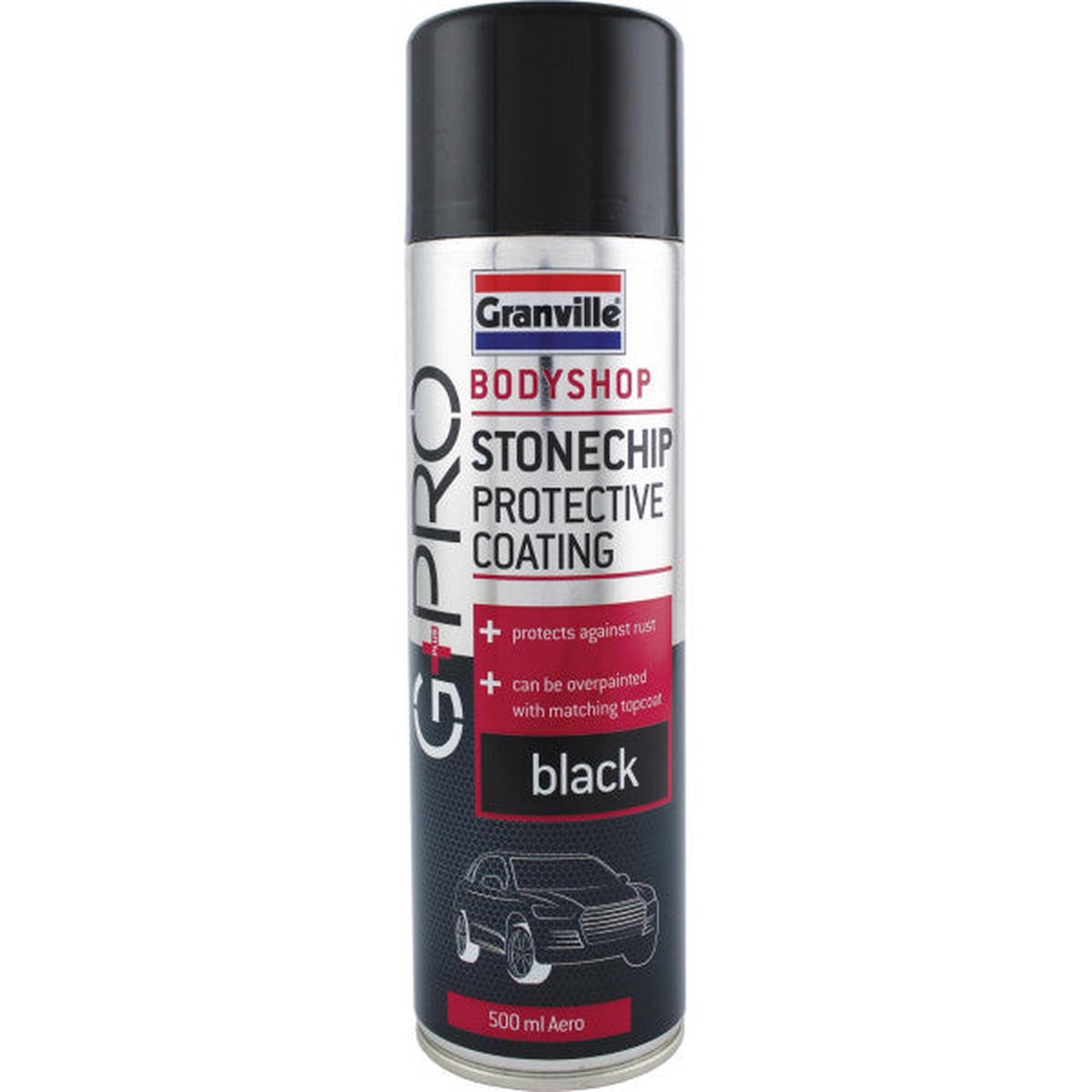 Granville Stone Chip Protective Coating - Black - 500ml - 0989A