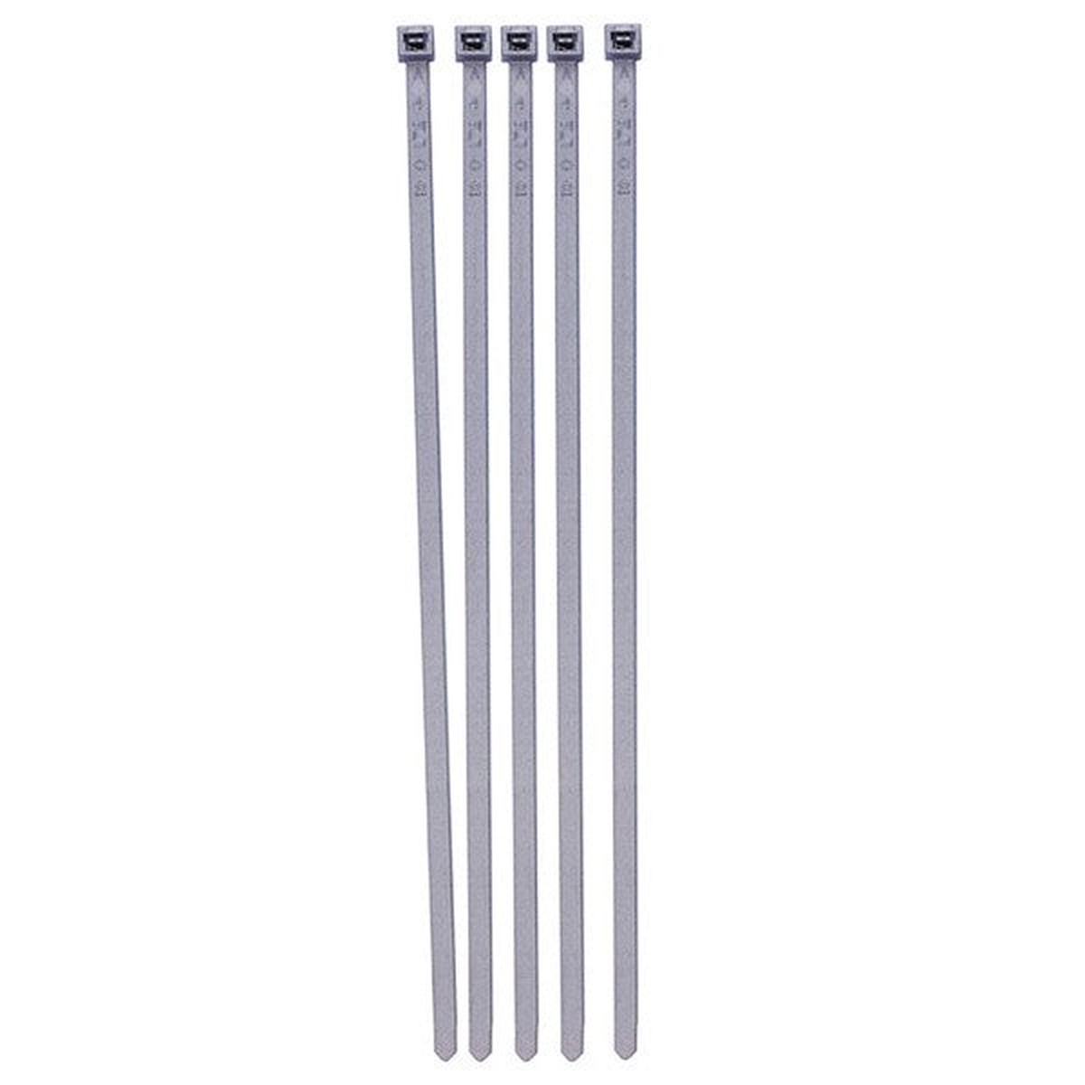 Wot-nots Cable Ties - Standard - Silver - 300mm - Pack Of 20 - PWN809