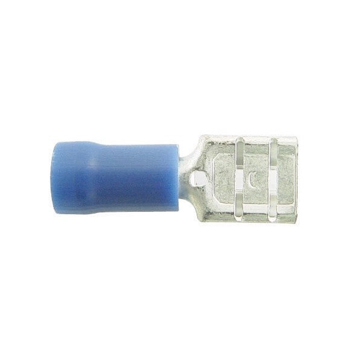 Wot-nots Wiring Connectors - Blue - Slide-On 250 - 6.3mm - Pack of 25 - PWN782