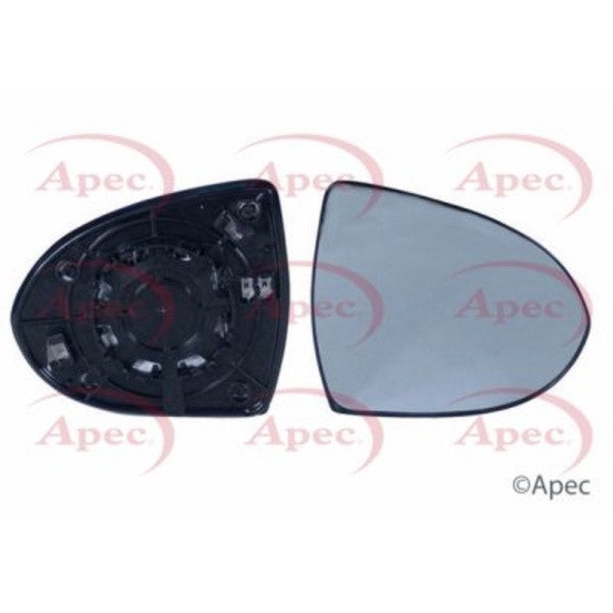 Apec GLASS AND HOLDER FOR PASSENGER CAR - AMG2128