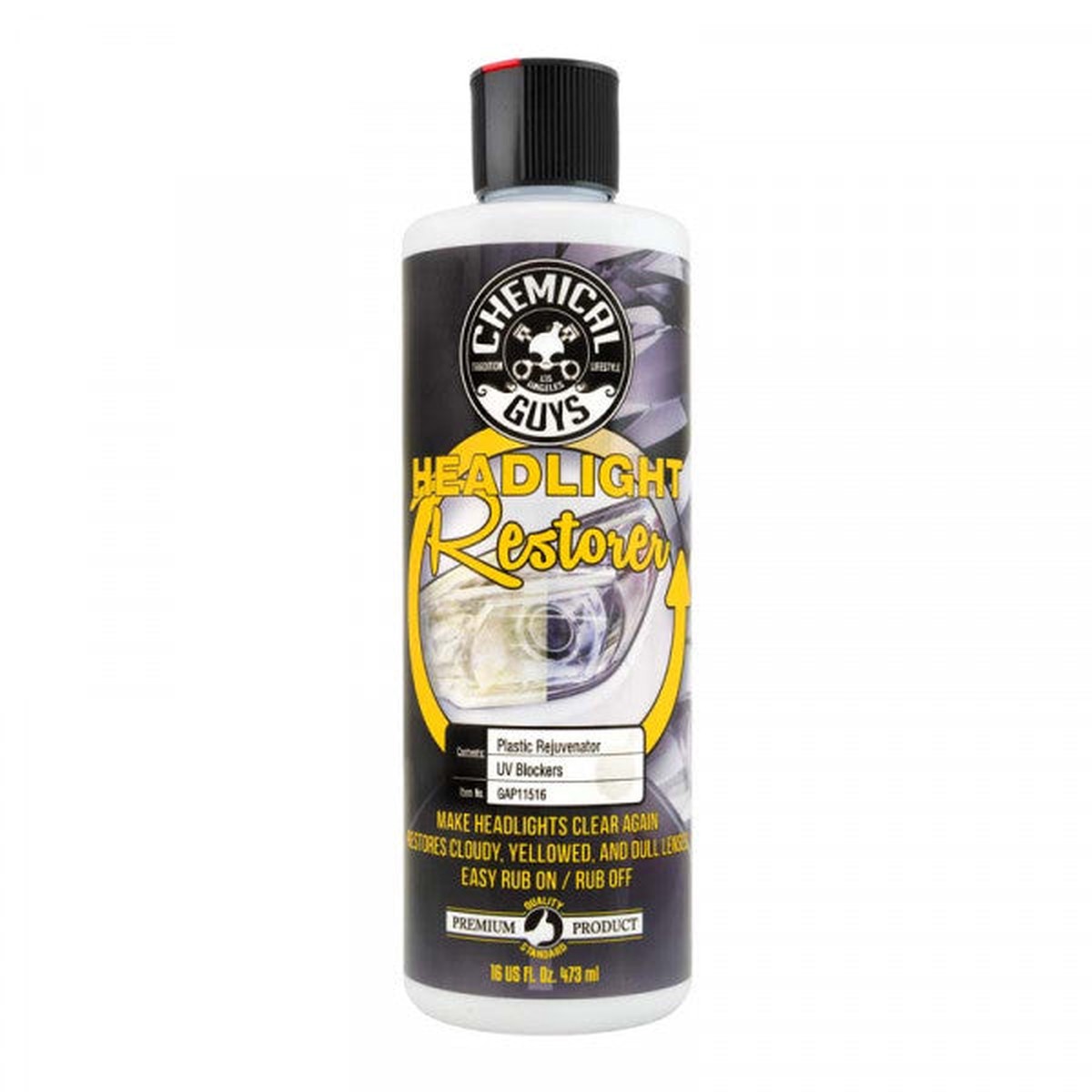 Chemical Guys Headlight Restorer And Protectant (16oz) - GAP11516