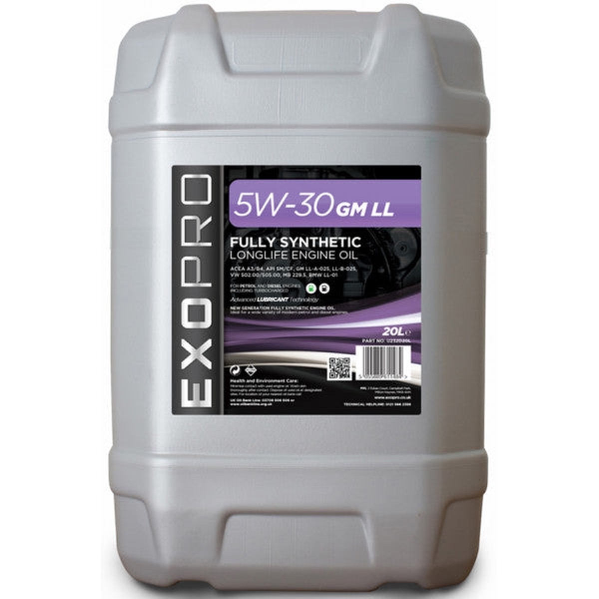 Exopro 5W30 Gm Ll - 20 Litre - U232D20L