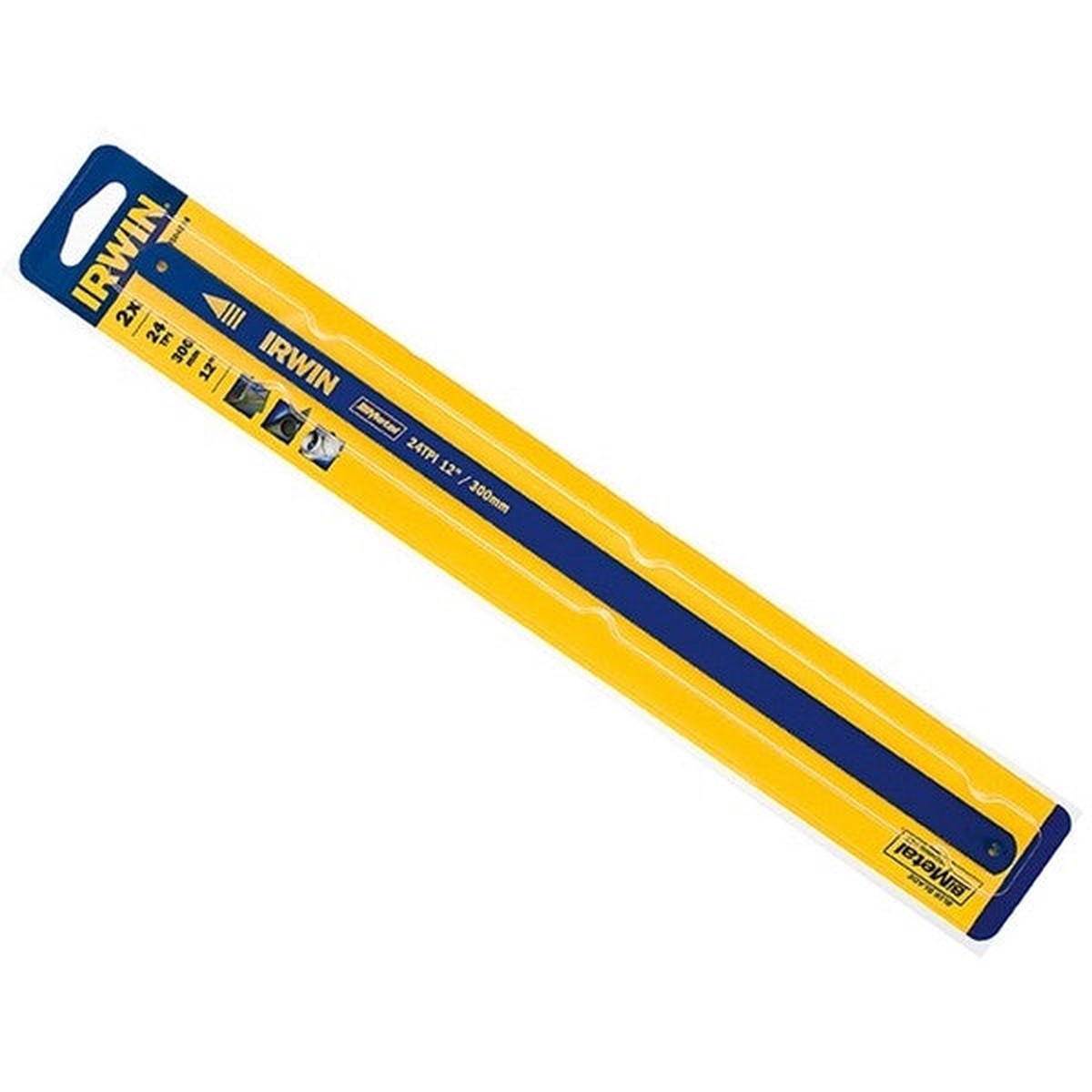 Irwin Bi Metal Hacksaw Blades - 300mm - 24 TPI - Pack Of 2 - IRW10504524