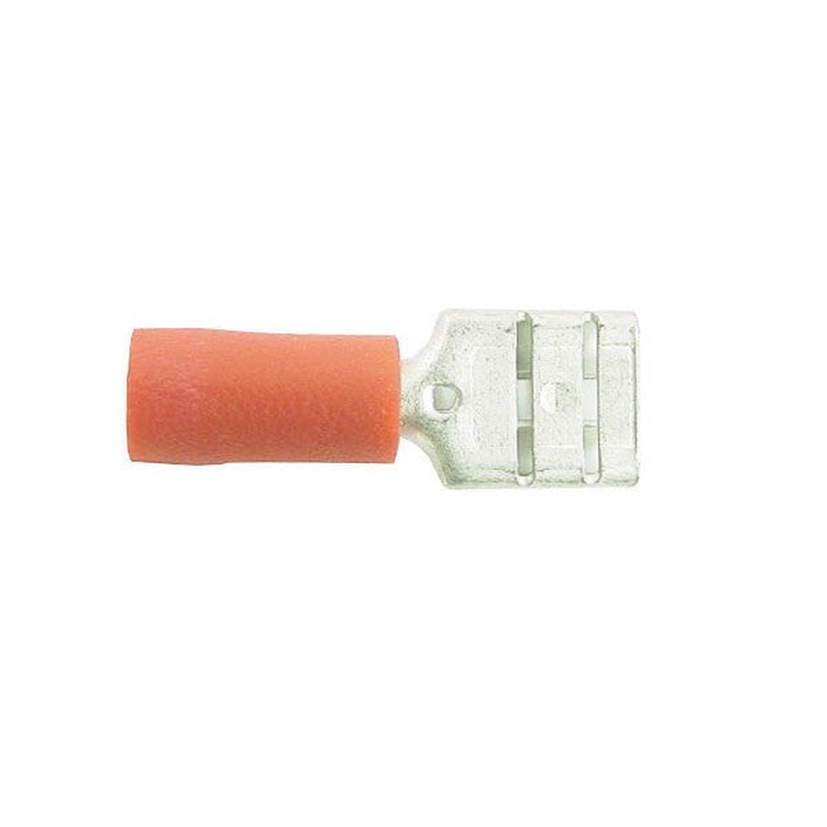 Wot-nots Wiring Connectors - Red - Female Slide-On - 6.3mm - Pack of 25 - PWN765