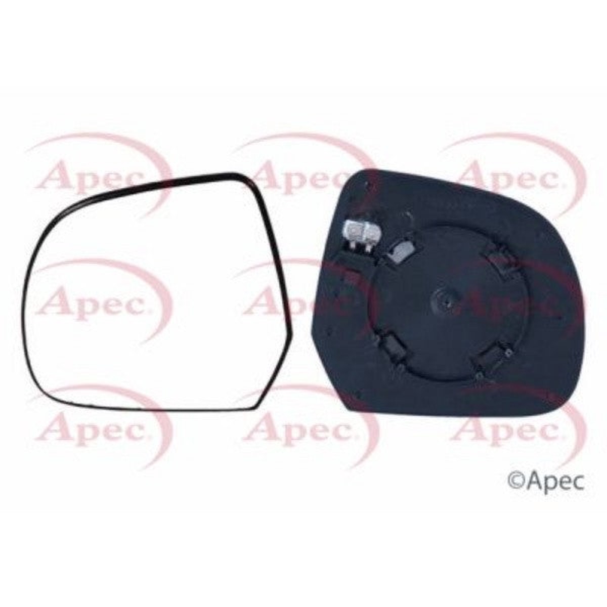 Apec GLASS AND HOLDER FOR PASSENGER CAR - AMG2147