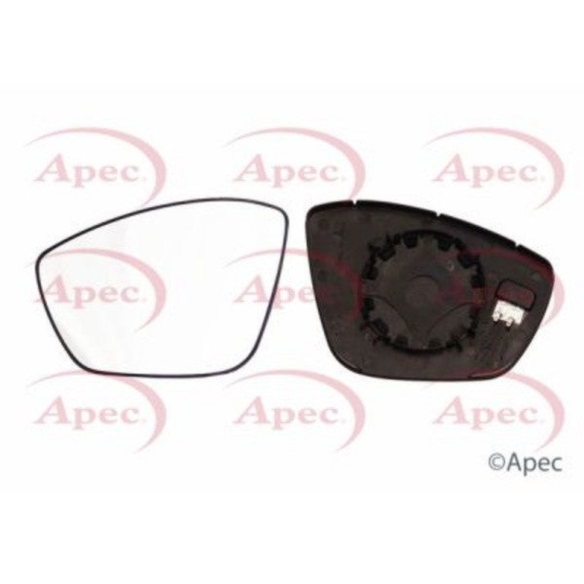 Apec GLASS AND HOLDER FOR PASSENGER CAR - AMG2161