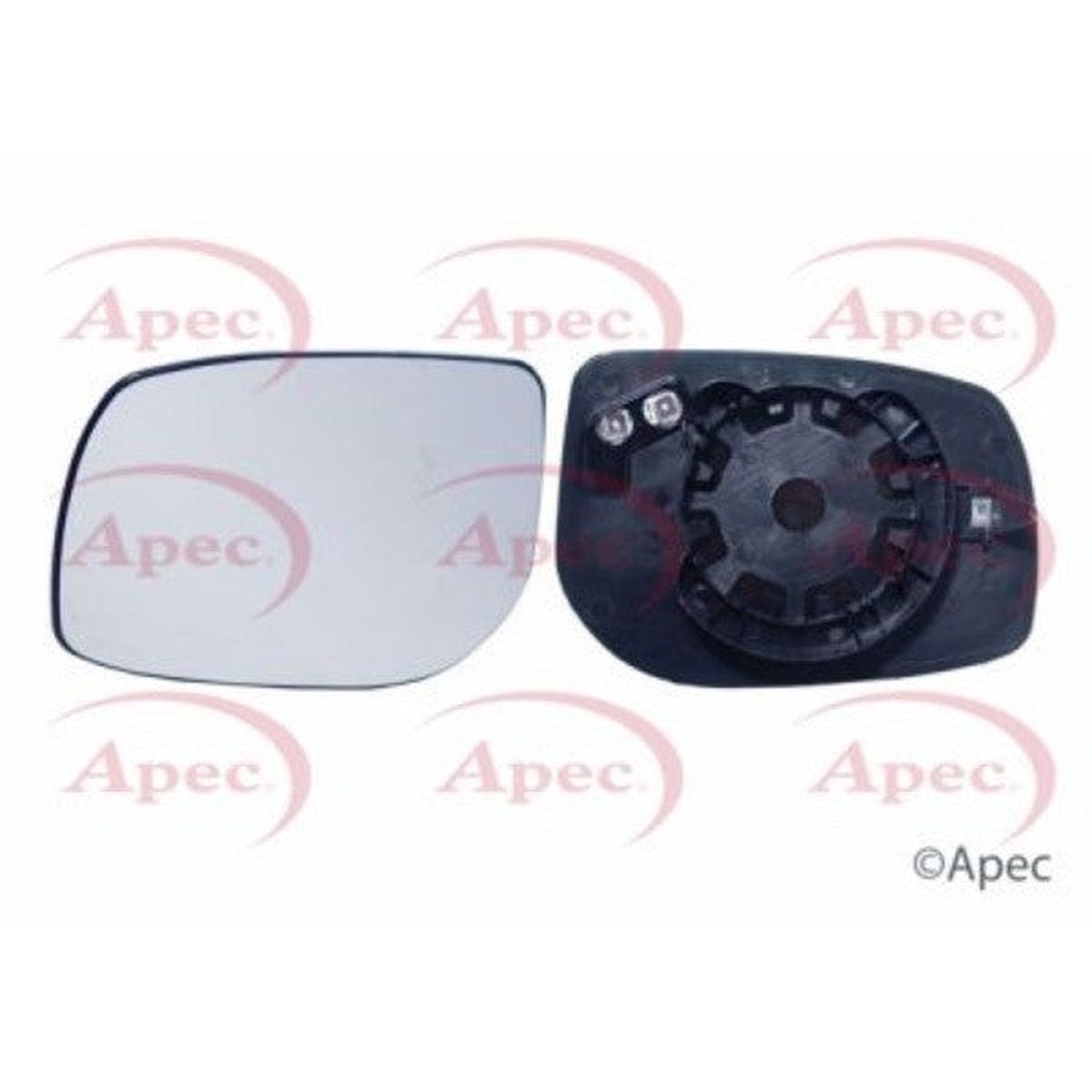 Apec GLASS AND HOLDER FOR PASSENGER CAR - AMG2194