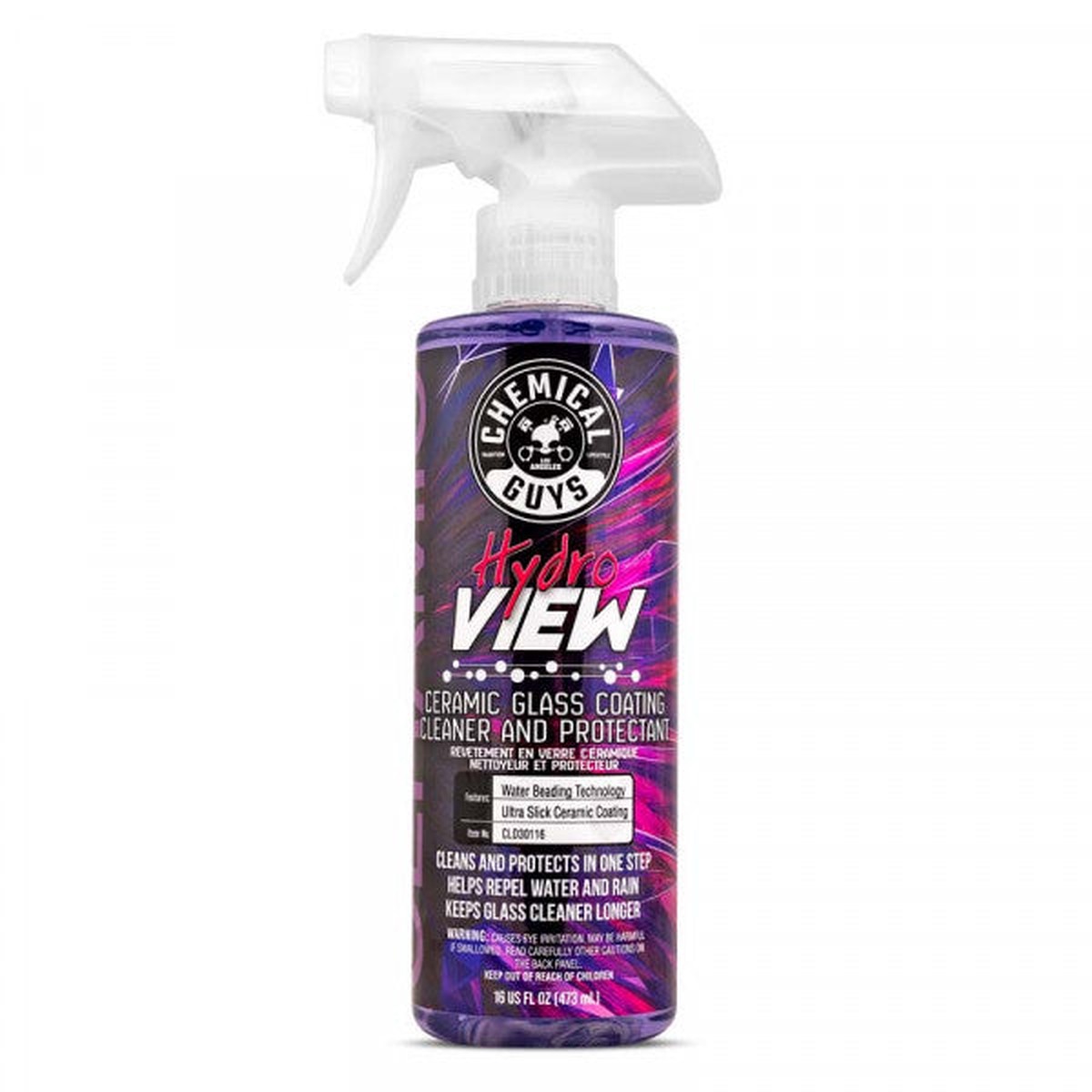 Chemical Guys Hydroview Ceramic Glass Cleaner (16oz) - CLD30116