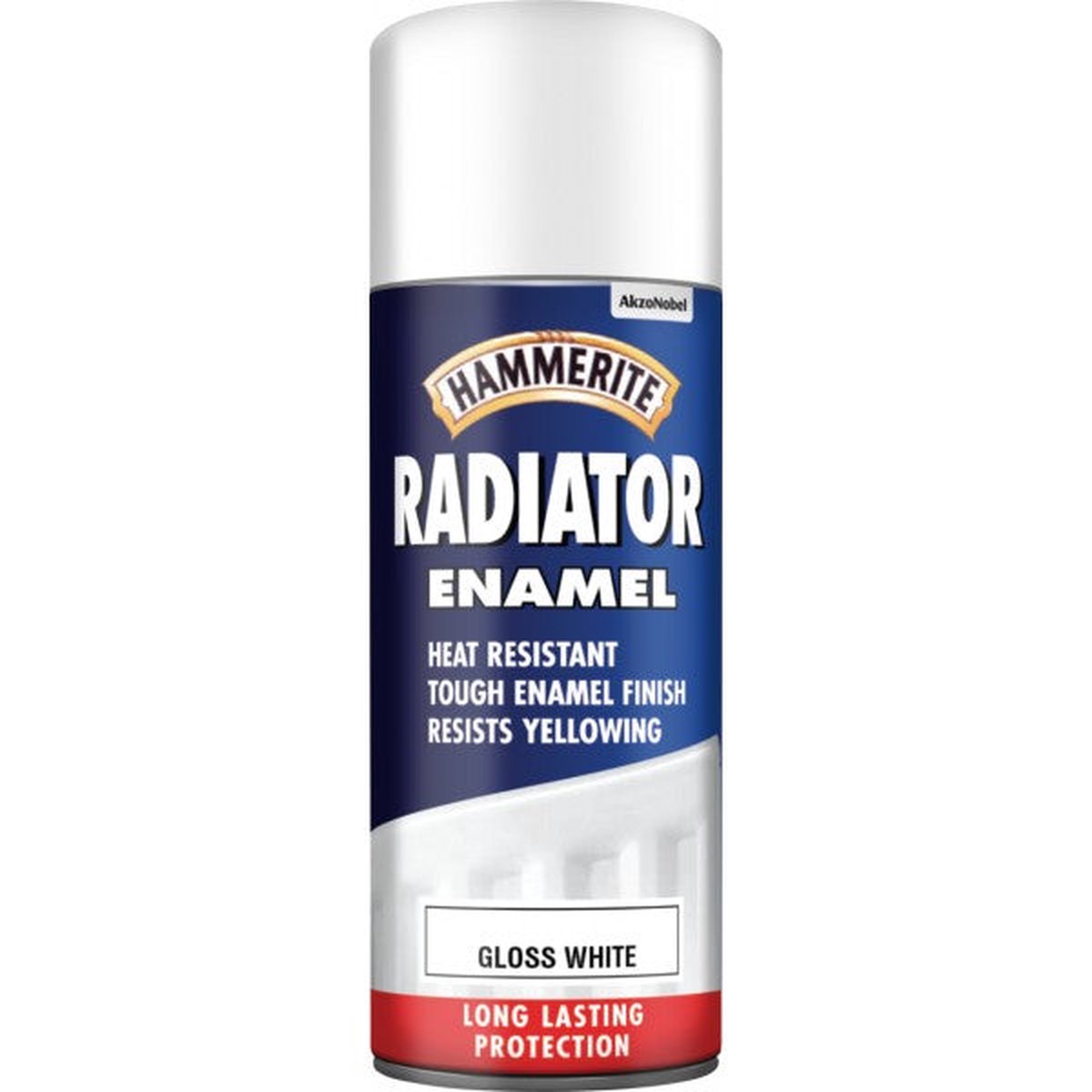 Hammerite Radiator Aerosol Paint - Gloss White - 400ml - 5084780
