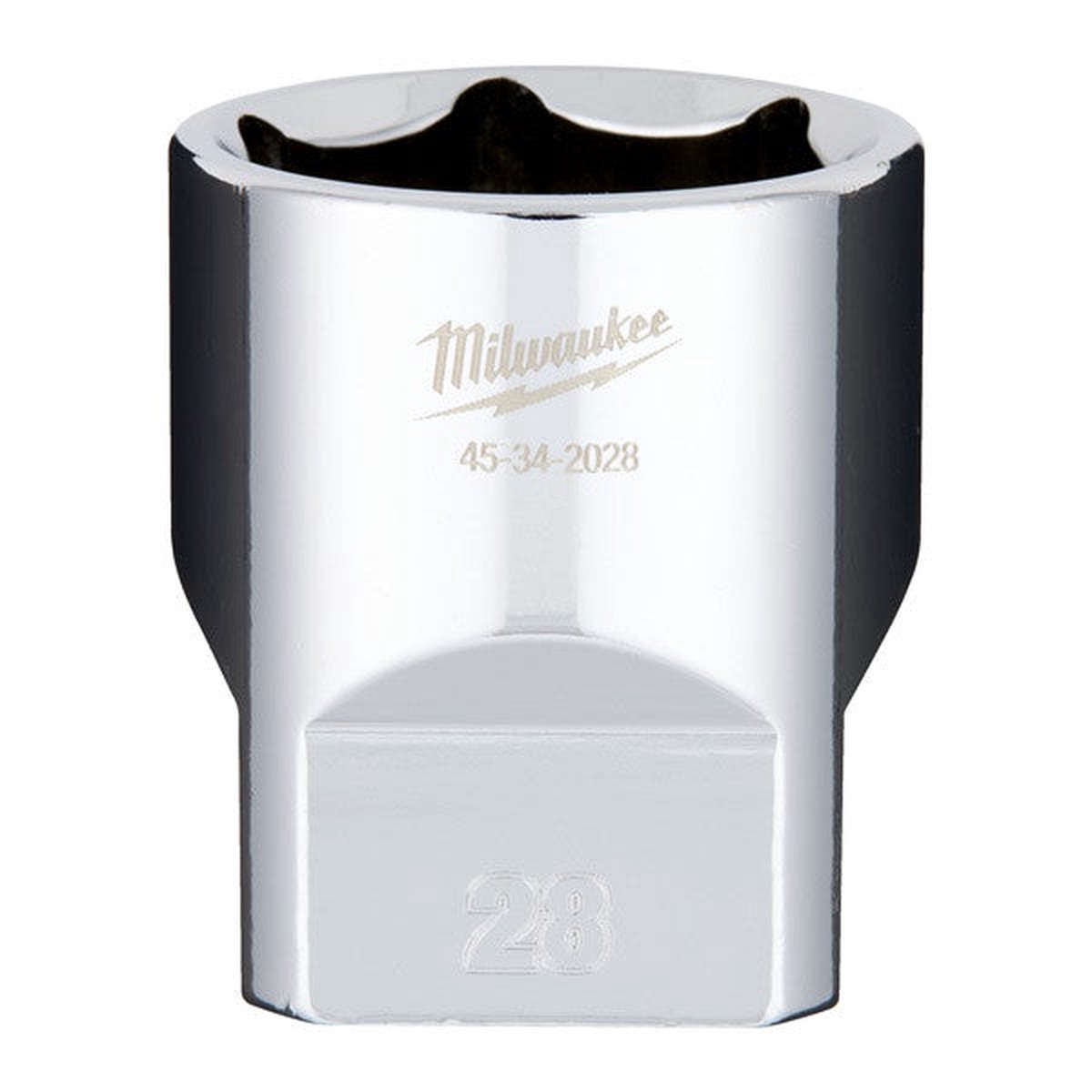 Milwaukee 1/2 Drive Socket Metric Standard-28MM - 4932480026