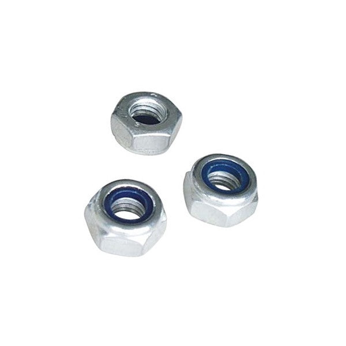 Wot-nots Self Locking Nuts - 1/4in. UNF Pack Of 4 - PWN081