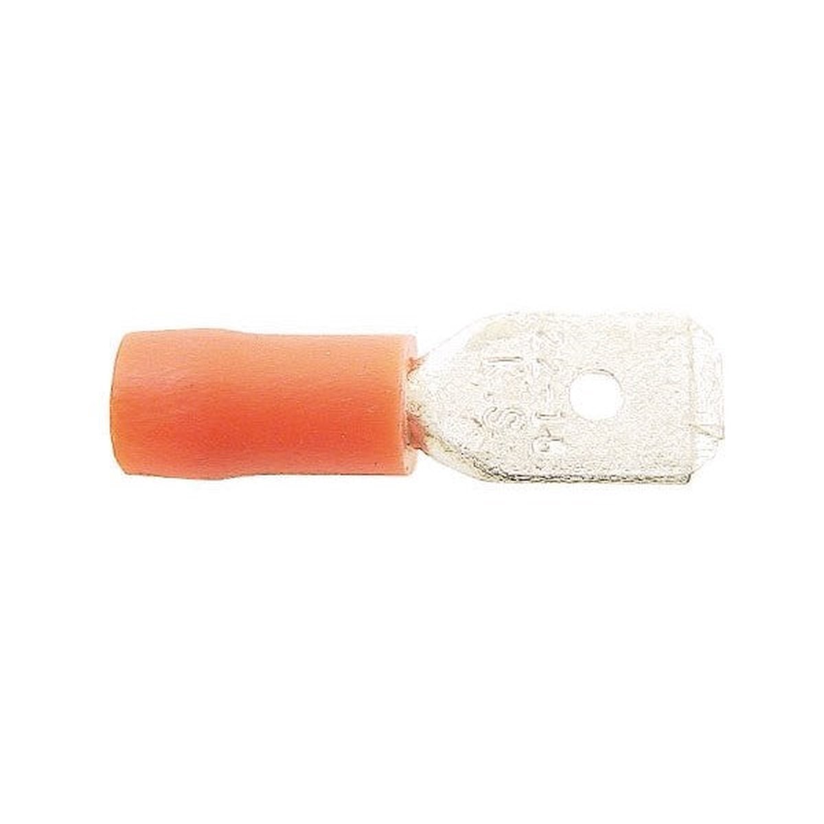 Wot-nots Wiring Connectors - Red - Tab - 6.3mm - Pack of 25 - PWN766