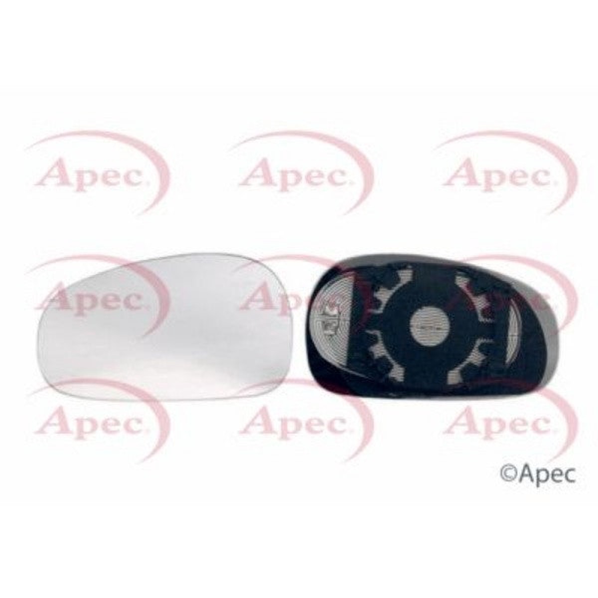 Apec GLASS AND HOLDER FOR PASSENGER CAR - AMG2175
