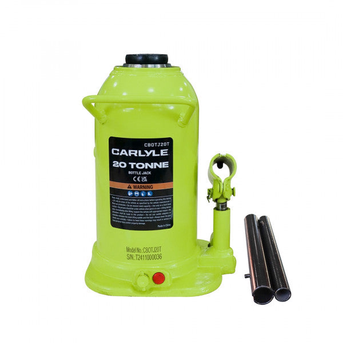 Carlyle Hand Tools BOTTLE JACK - 20T - CBOTJ20T