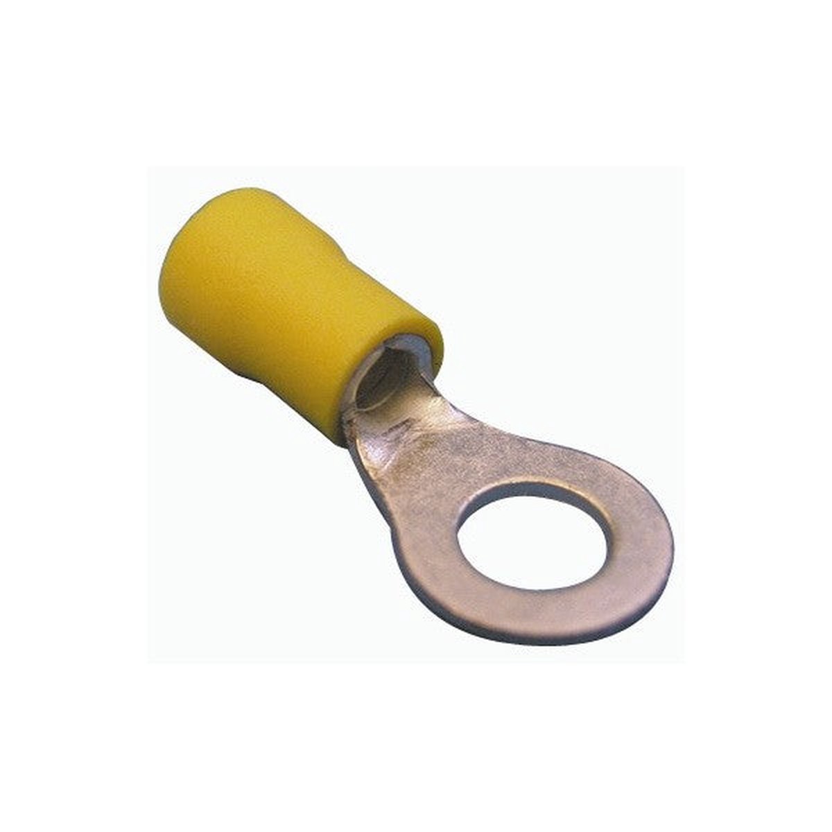 Wiring Connectors - Yellow - OBA Ring - 6mm - Pack of 50 - PWC207