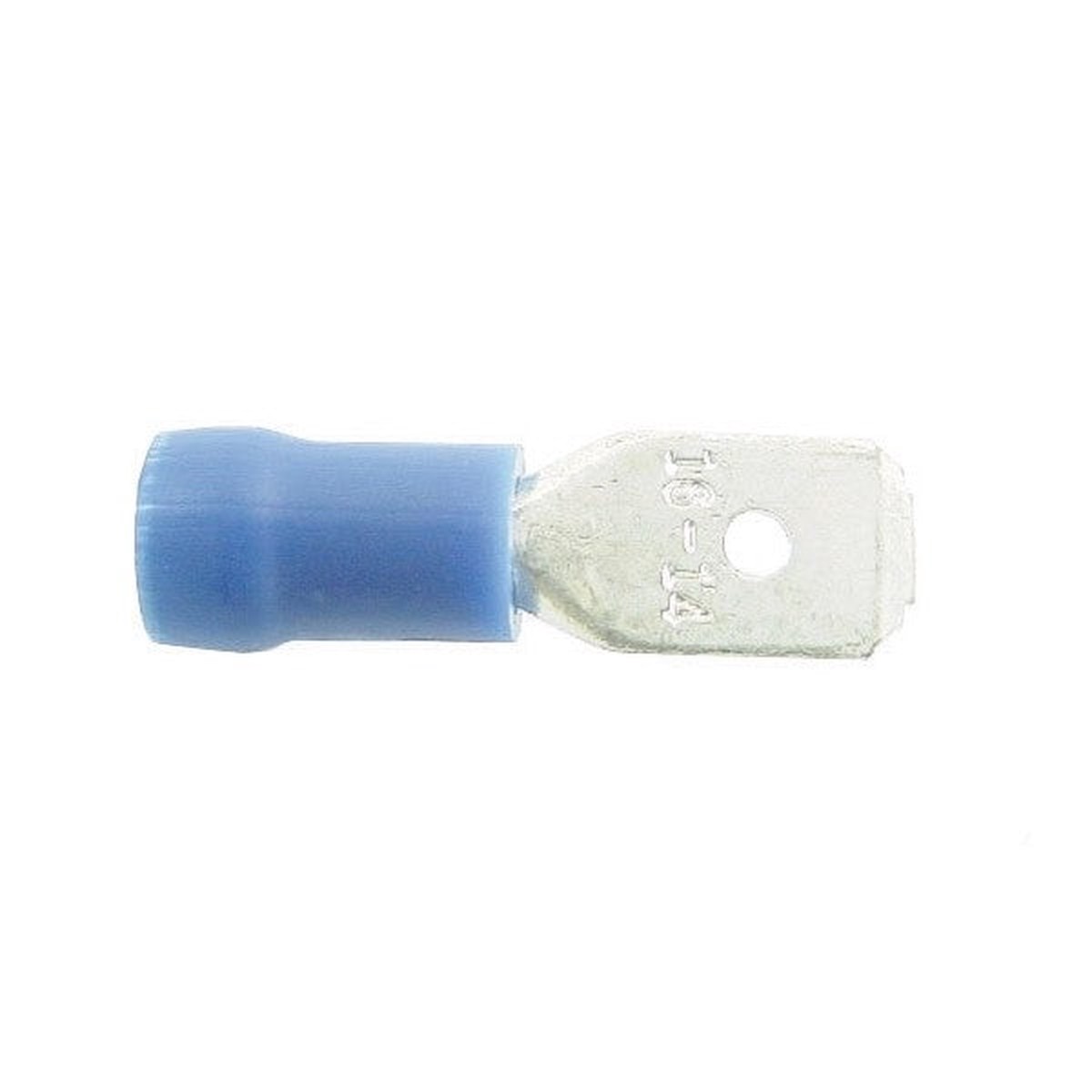 Wot-nots Wiring Connectors - Blue - Tab 250 - 6.3mm - Pack of 25 - PWN783