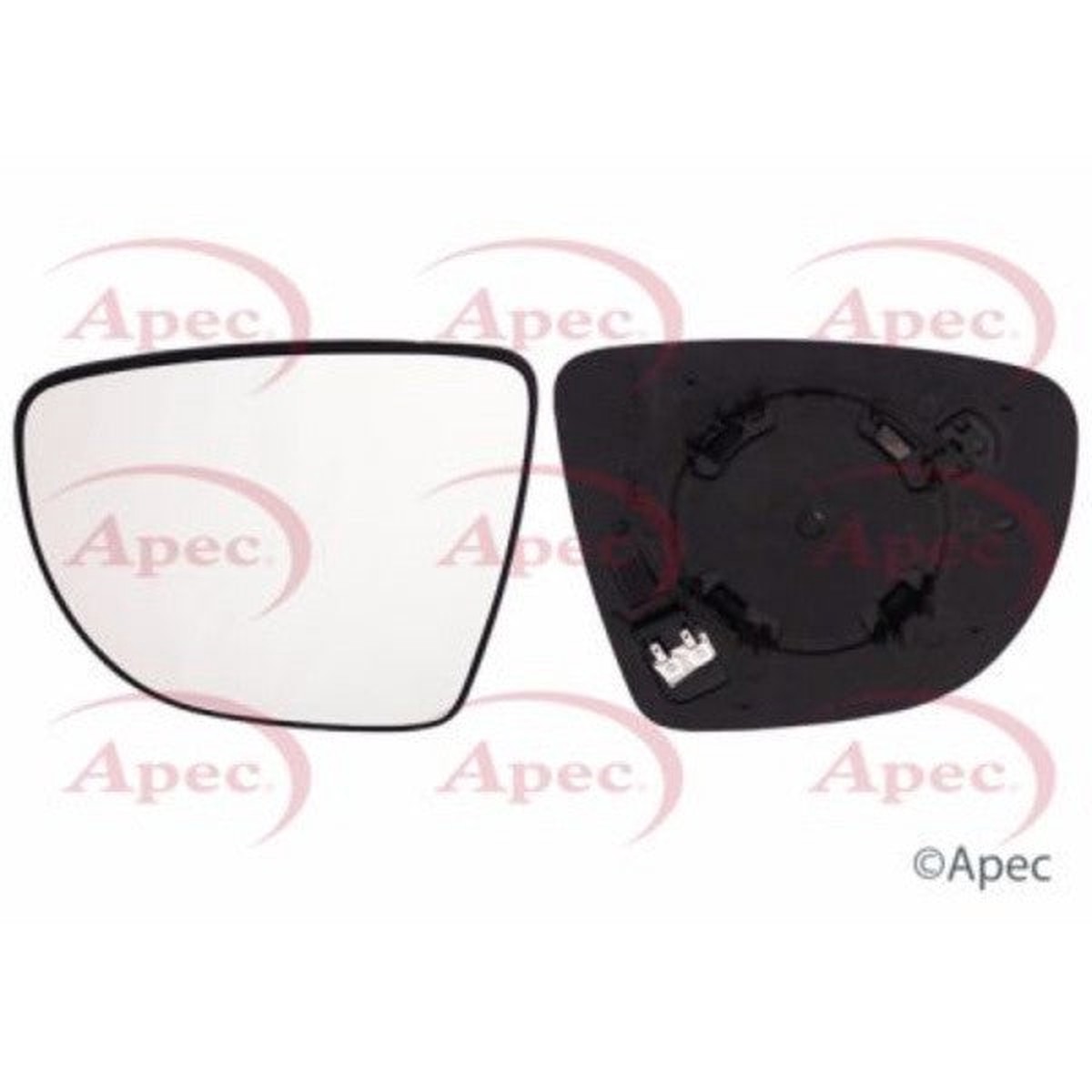 Apec GLASS AND HOLDER FOR PASSENGER CAR - AMG2165