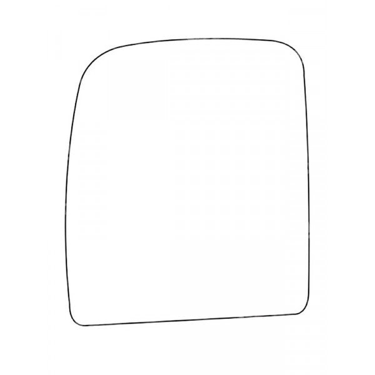 APEC Replacement Stick-On Commercial Vehicle Mirror Glass LHS - AMS2811