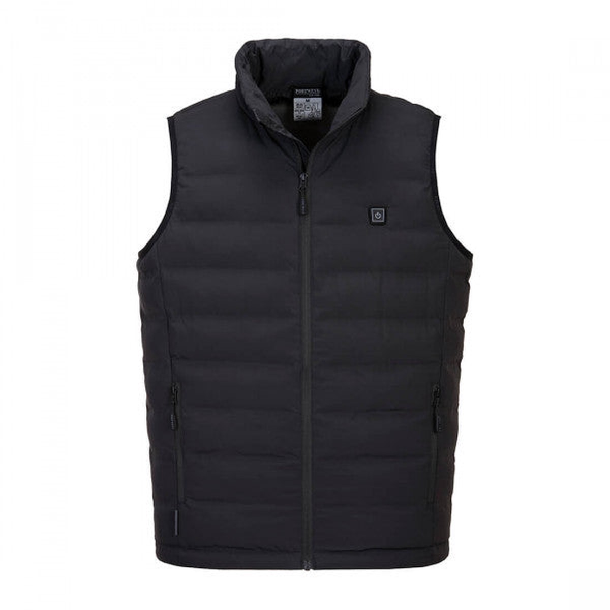 Portwest S549 - Ultrasonic Heated Tunnel Bodywarmer Black - S549BKRXXXL