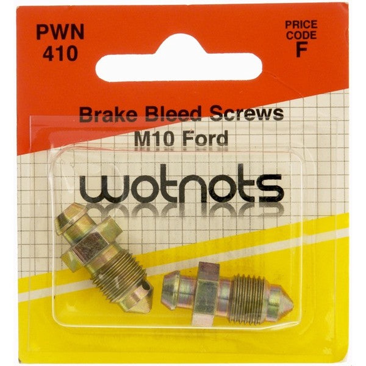 Wot-nots Bleed Screws - M10 x 1 Pitch - Pack Of 2 - PWN410