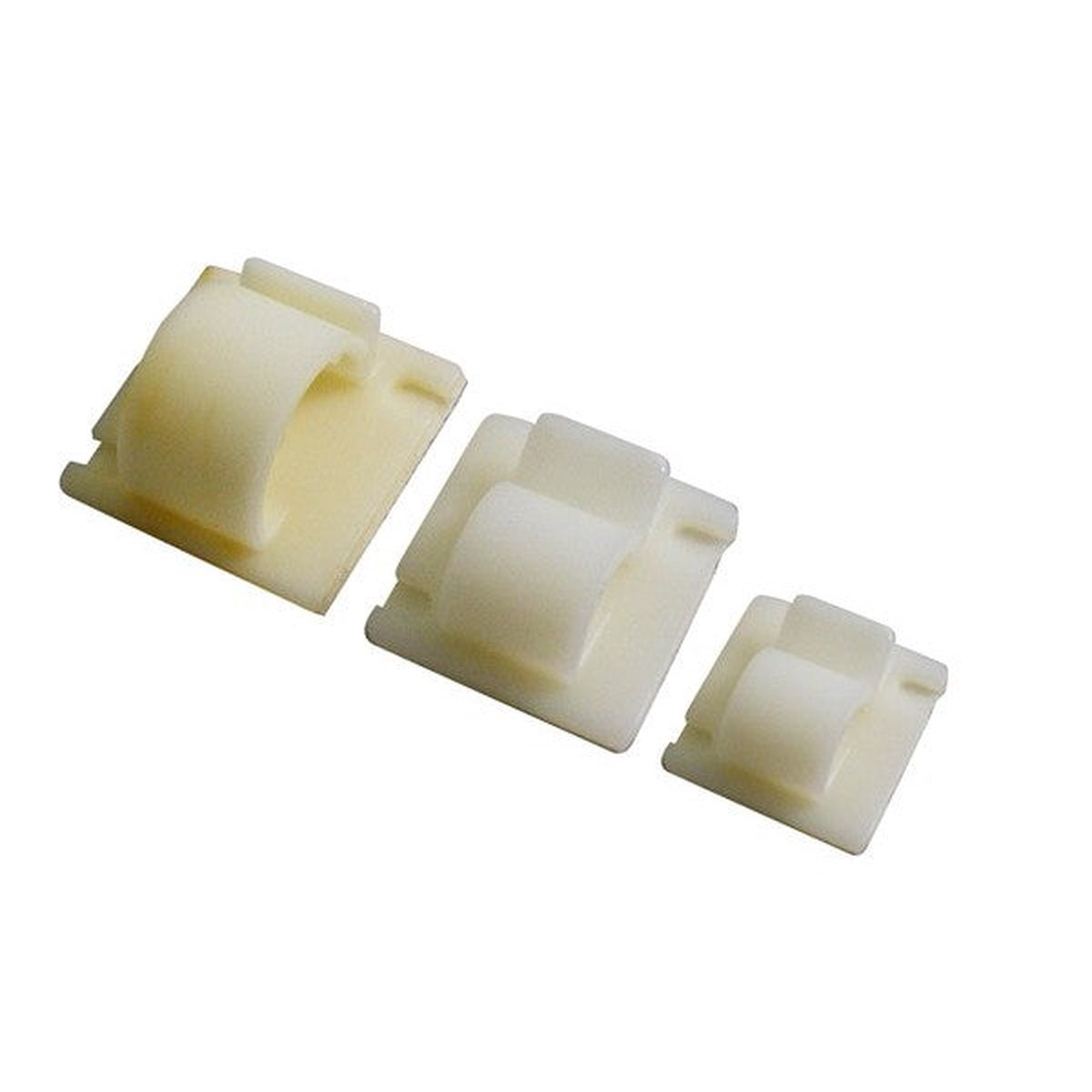 Wot-nots Cable Clips - Self Adhesive - Natural - 4.5mm - Pack Of 2 - PWN605