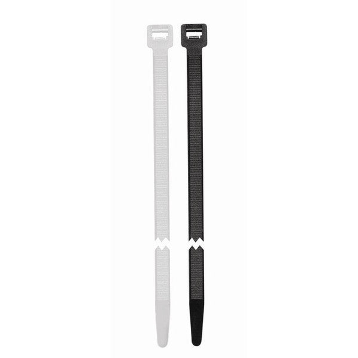 Wot-nots Cable Ties - Standard - White - 300mm - Pack Of 20 - PWN812