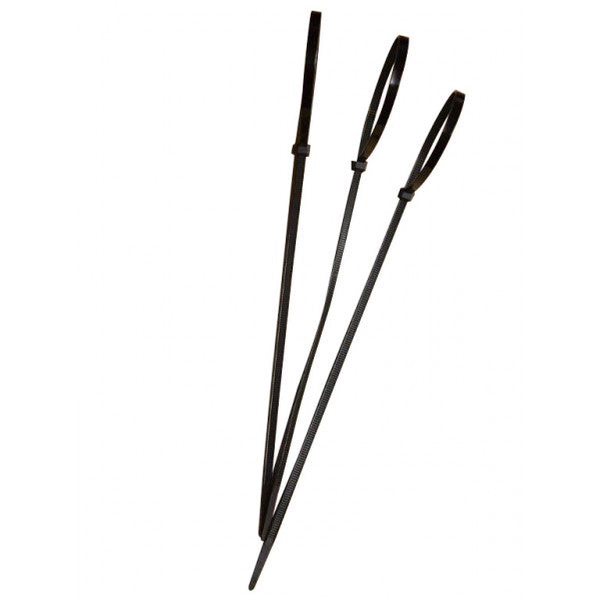 Axcar Cable Ties 200mm x 4.8mm Black - Pack of 100 - AXC00120