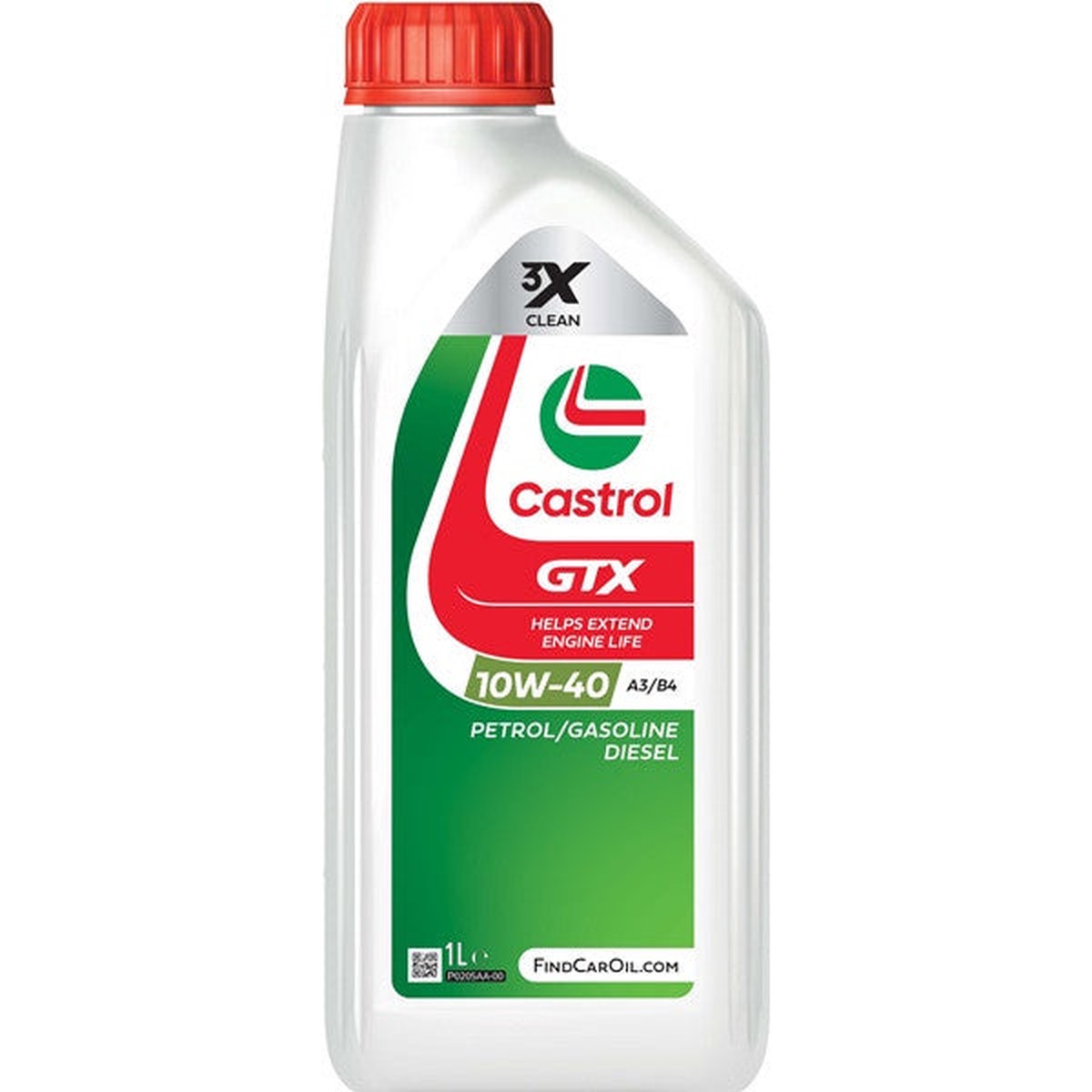 CASTROL GTX ULTRACLEAN 10W-40 A-B -4L - 15F8FD