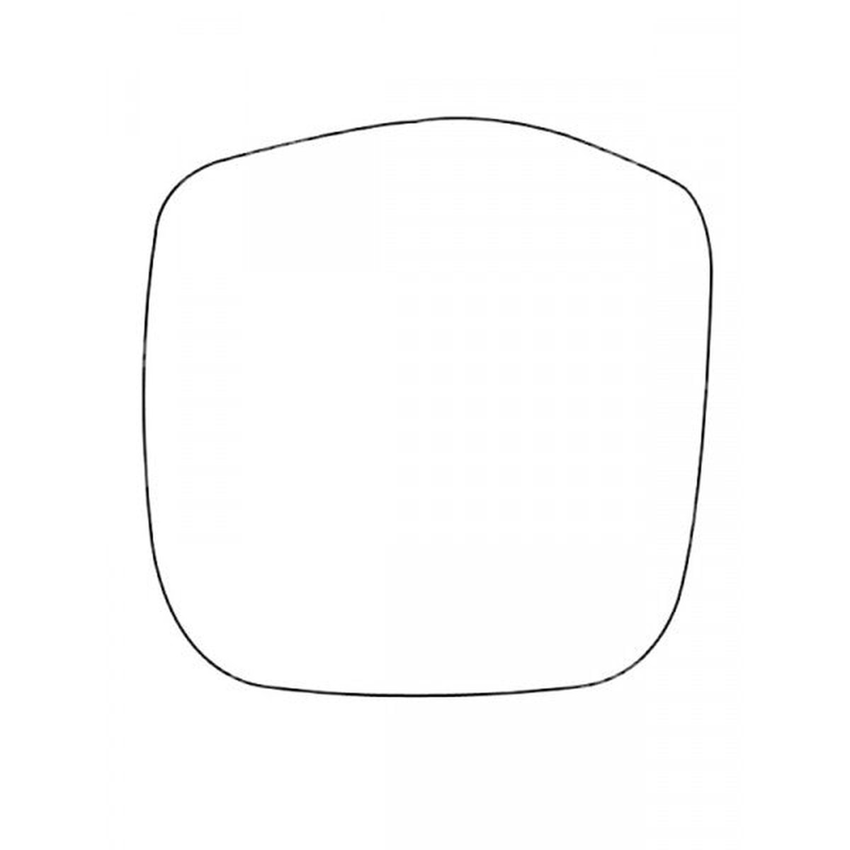 APEC Replacement Stick-On Commercial Vehicle Mirror Glass LHS - AMS2833